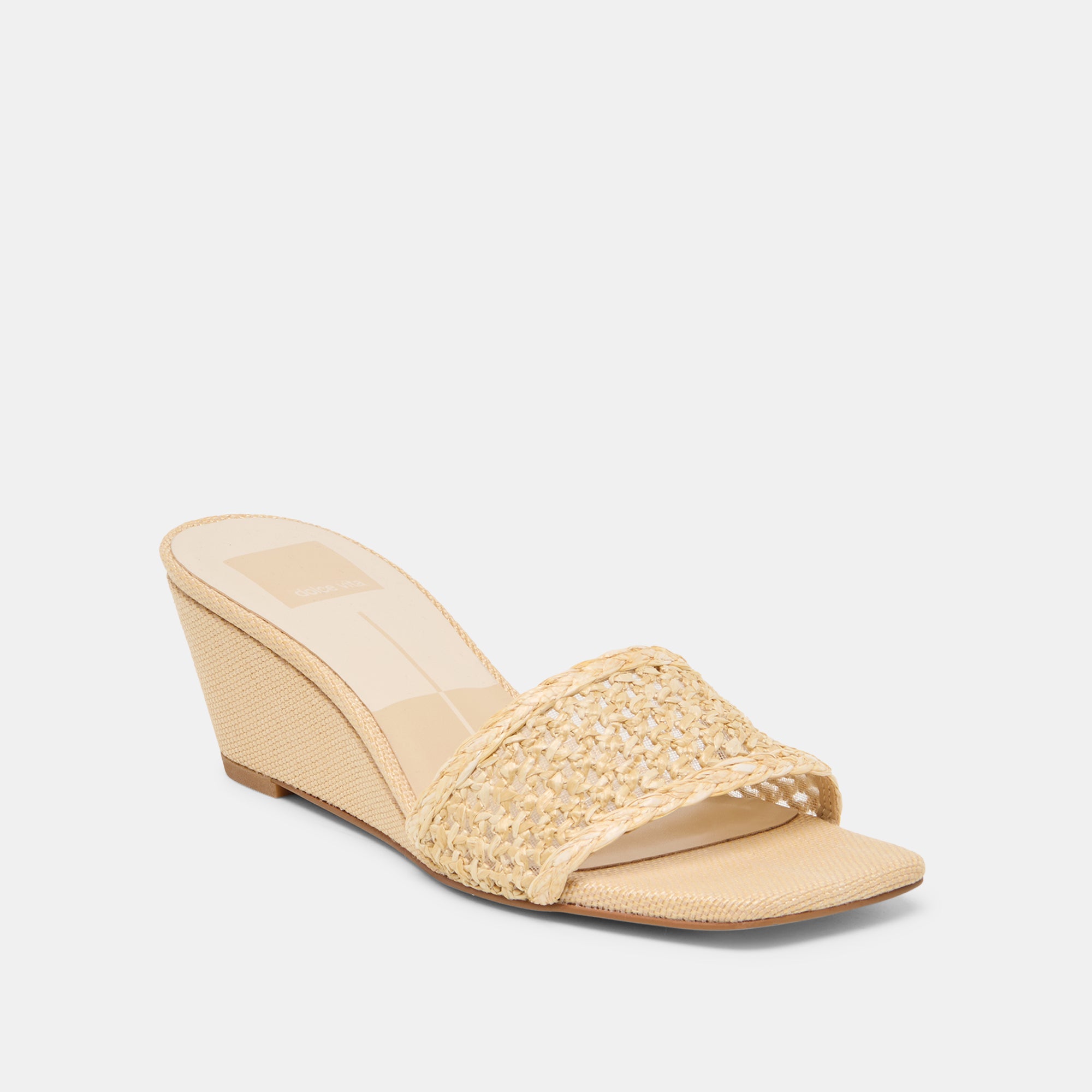 QAILY WEDGES LT NATURAL RAFFIA - view 3