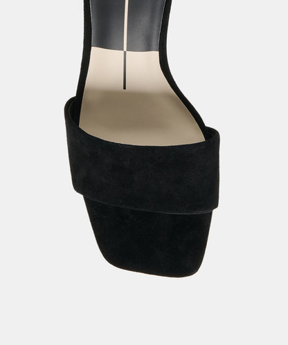 QAILY WEDGES ONYX SUEDE