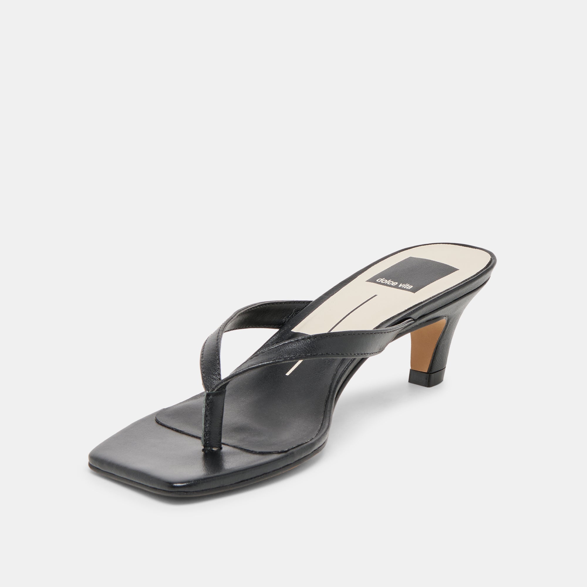 RAMIA HEELS BLACK LEATHER - view 6