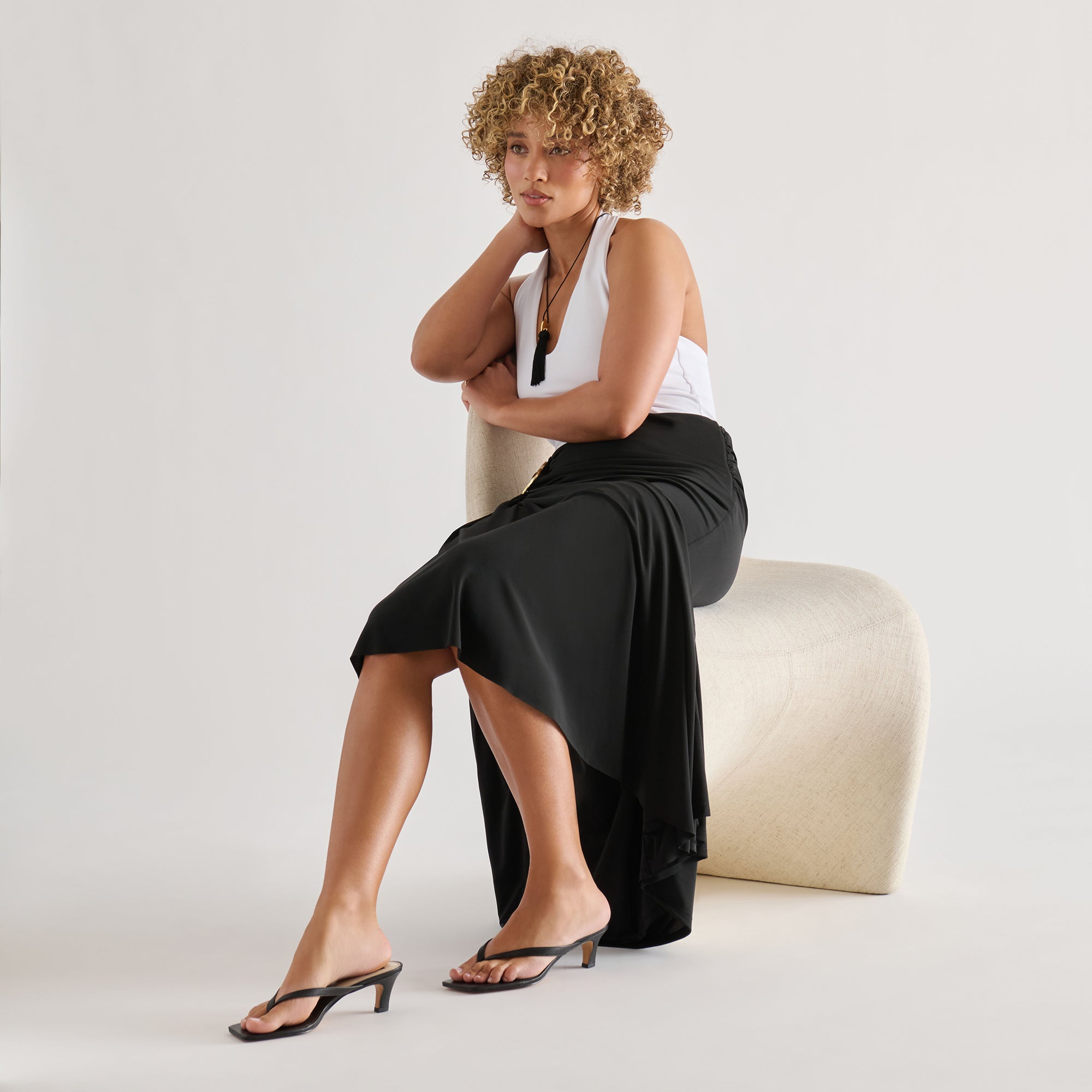 RAMIA HEELS BLACK LEATHER - view 4
