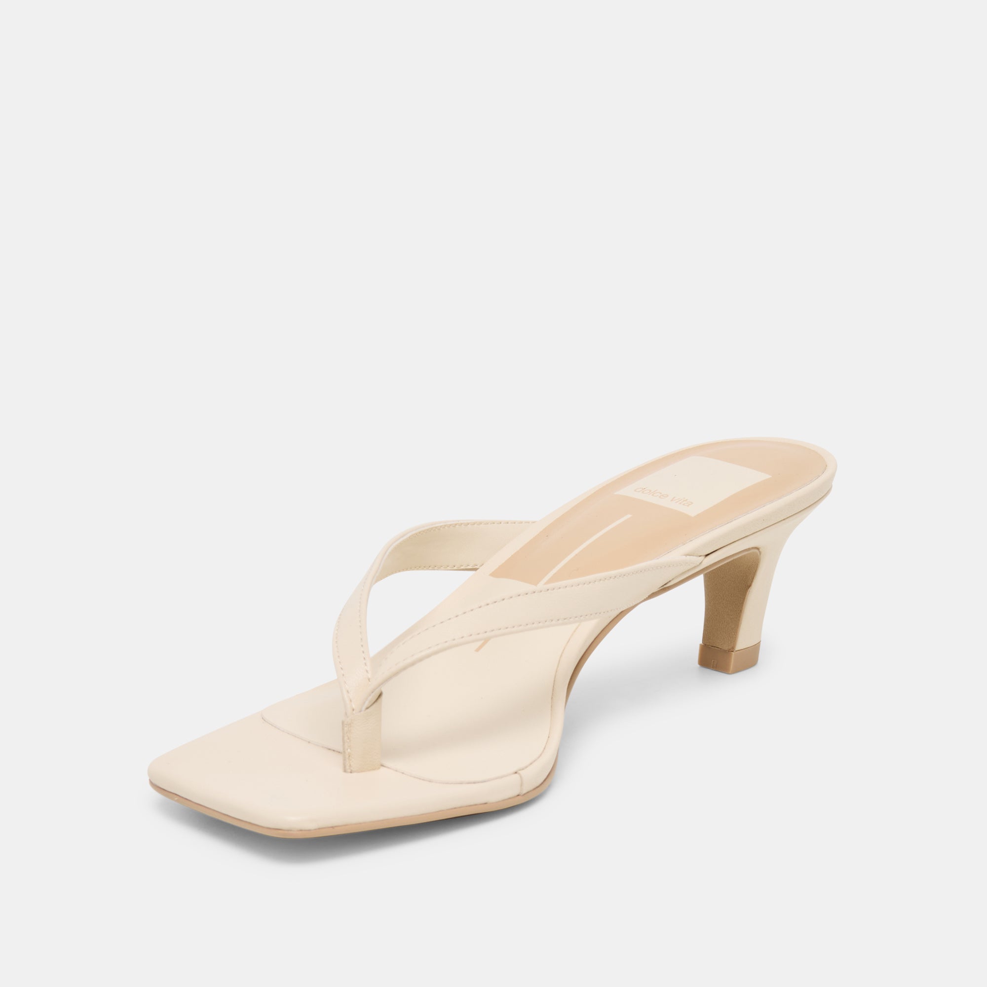 RAMIA HEELS BONE LEATHER - view 4