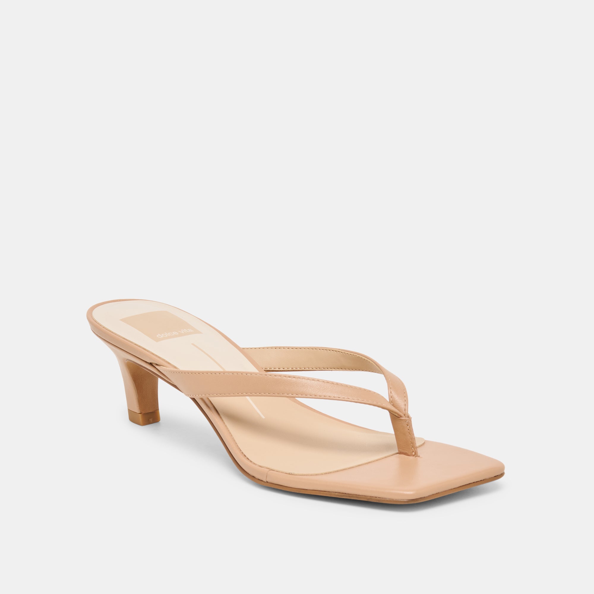 RAMIA HEELS CAFE LEATHER - view 3