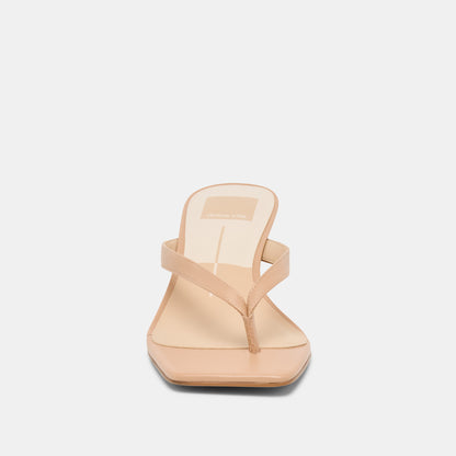 RAMIA HEELS CAFE LEATHER