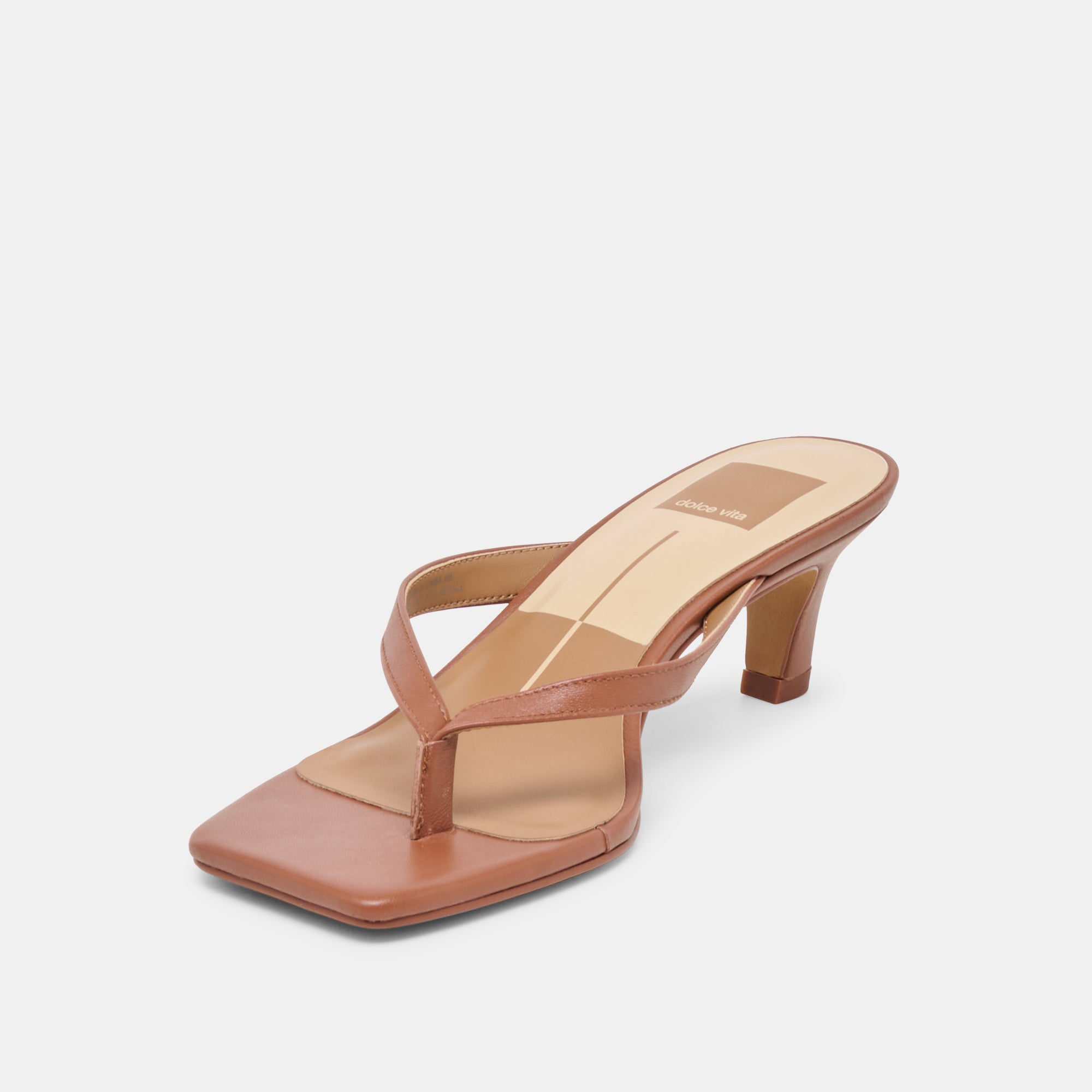RAMIA HEELS COGNAC LEATHER - view 6