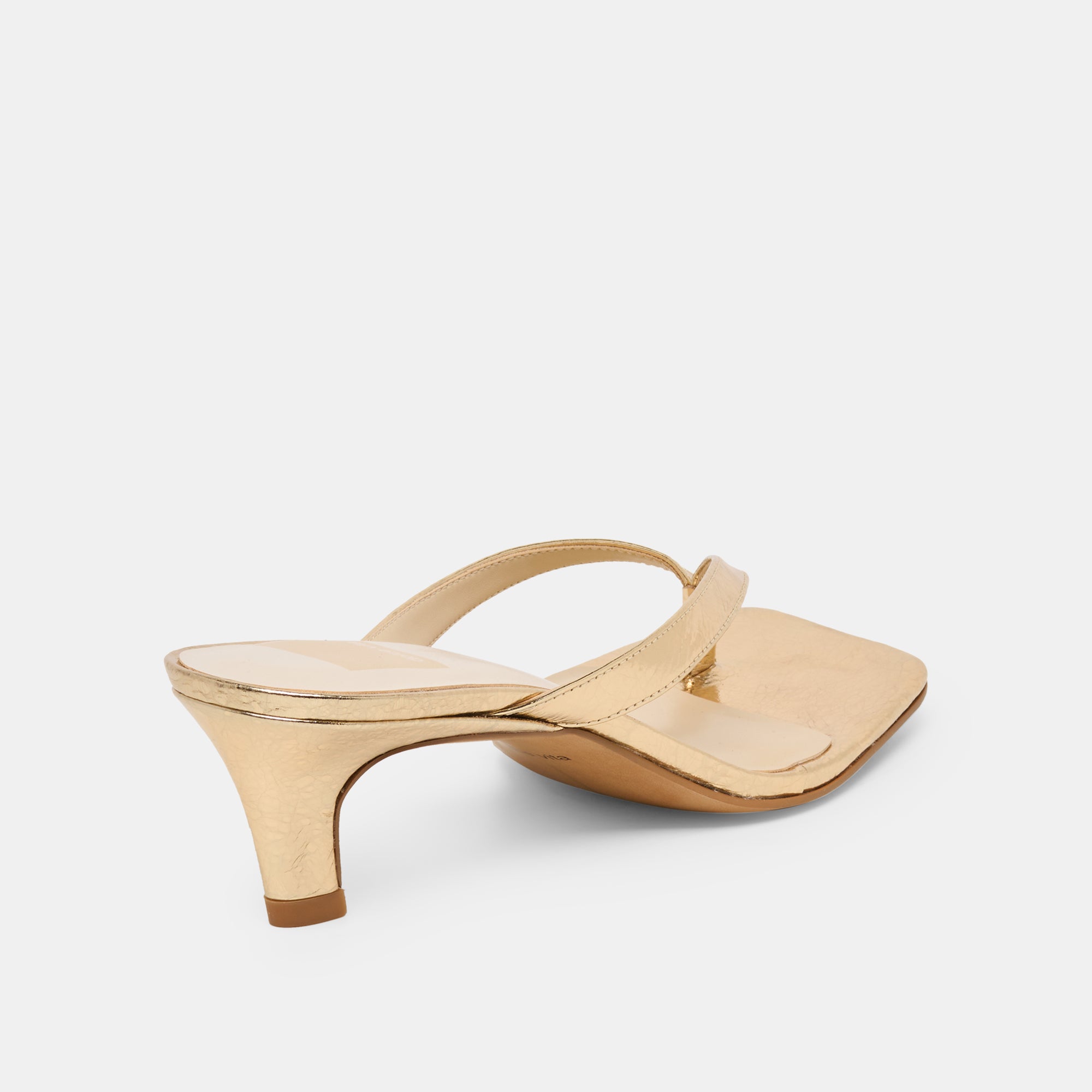 RAMIA HEELS GOLD DISTRESSED LEATHER - view 3