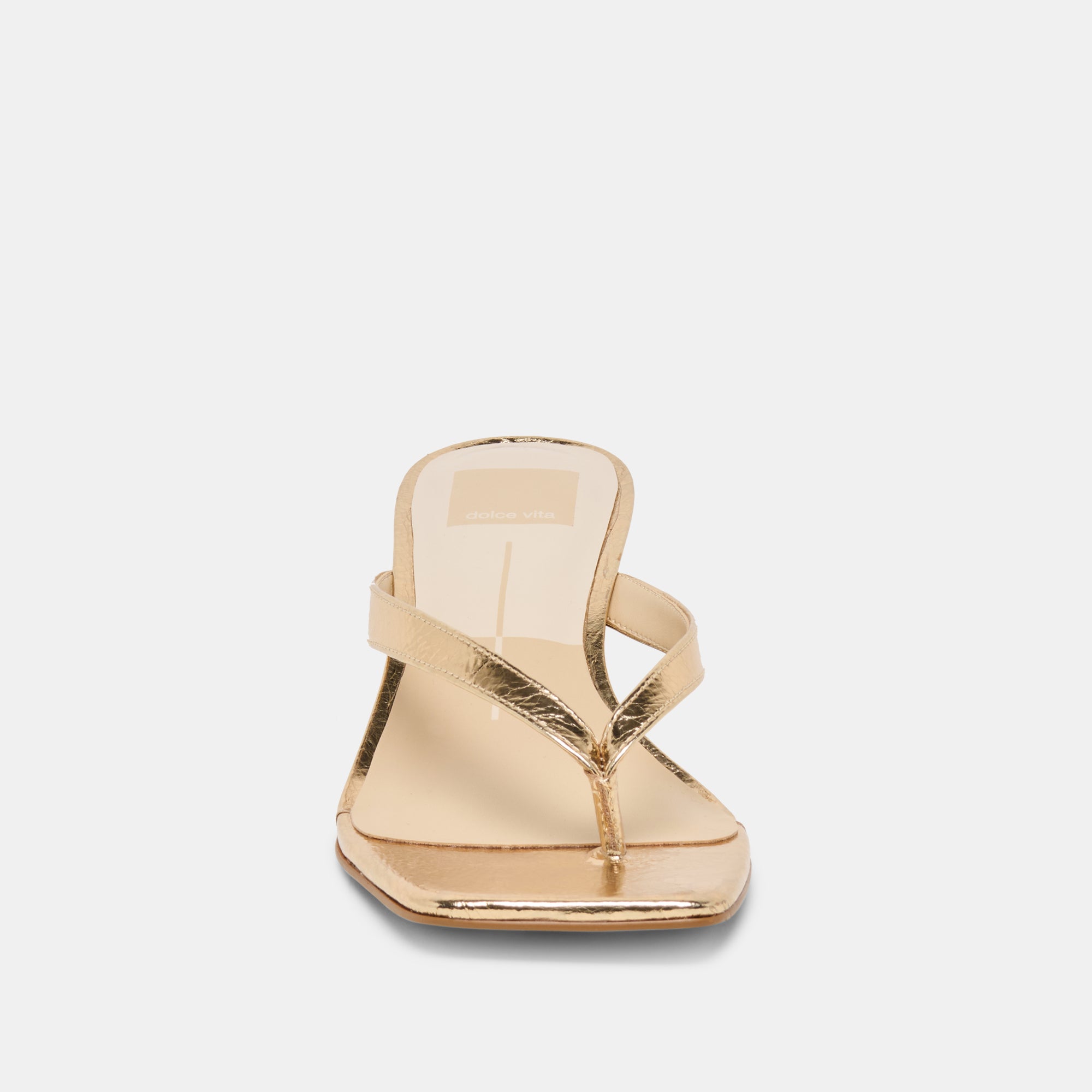 RAMIA HEELS GOLD DISTRESSED LEATHER - view 6