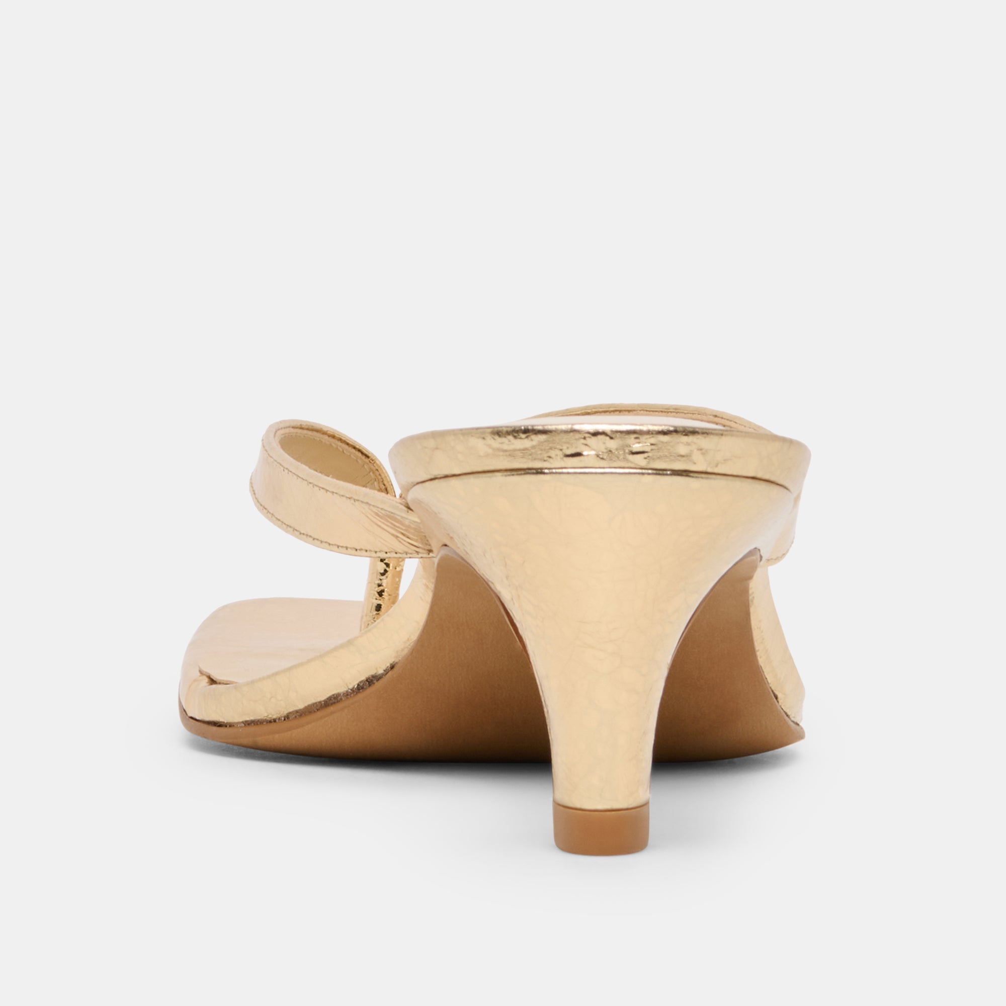 RAMIA HEELS GOLD DISTRESSED LEATHER - view 7