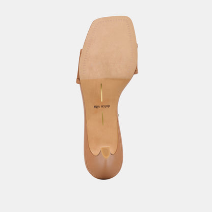 REXA MESH HEELS CARAMEL MESH