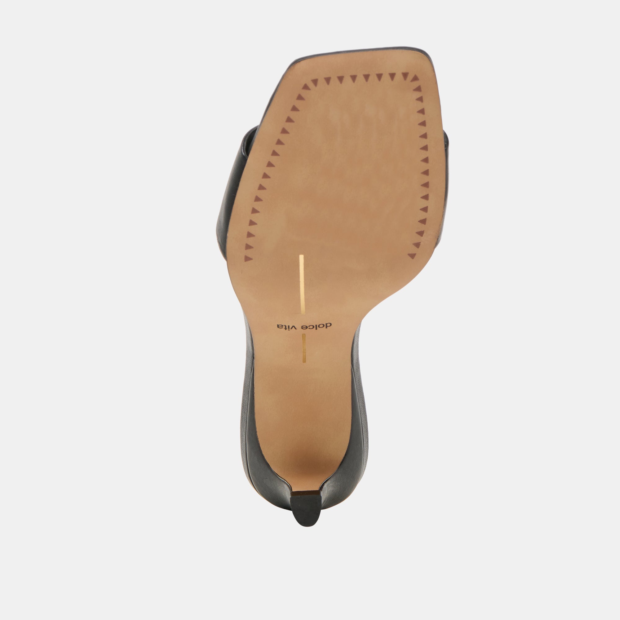 REXA WIDE HEELS BLACK LEATHER - view 9