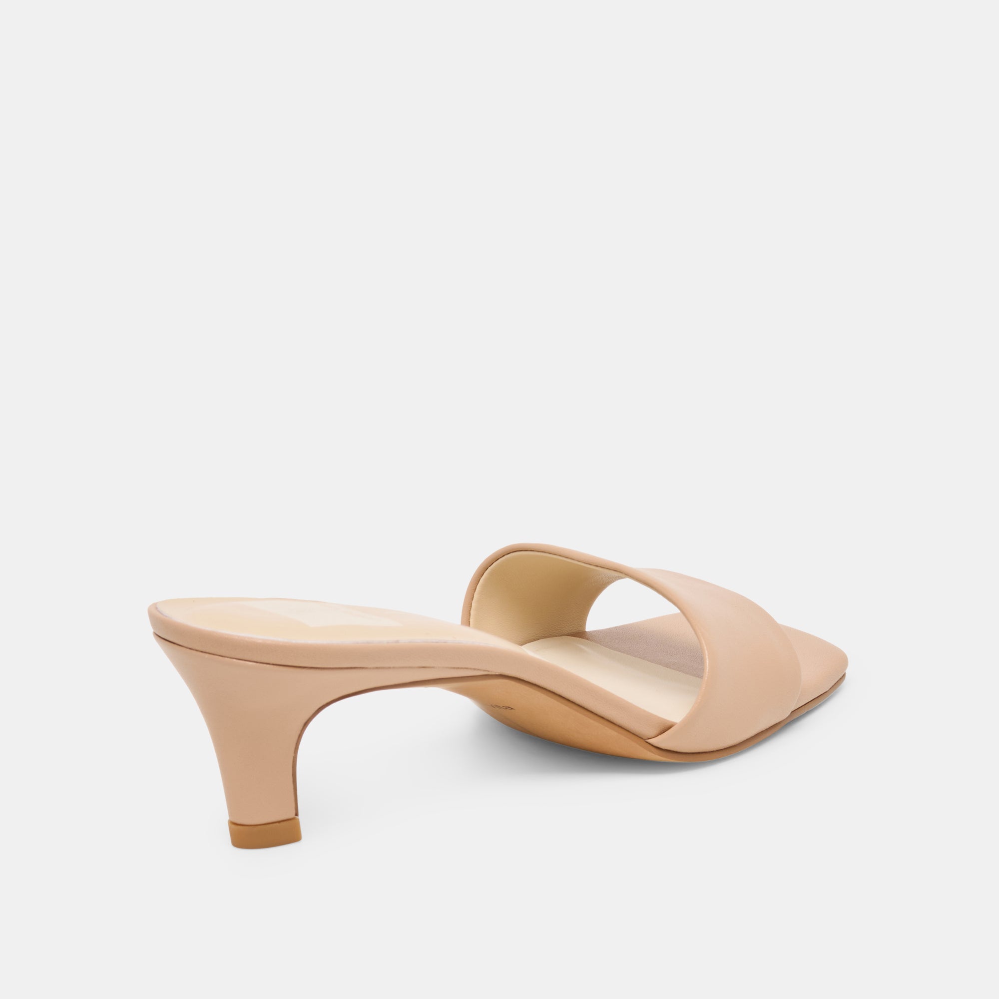 REXA WIDE HEELS LIGHT TAN LEATHER - view 3
