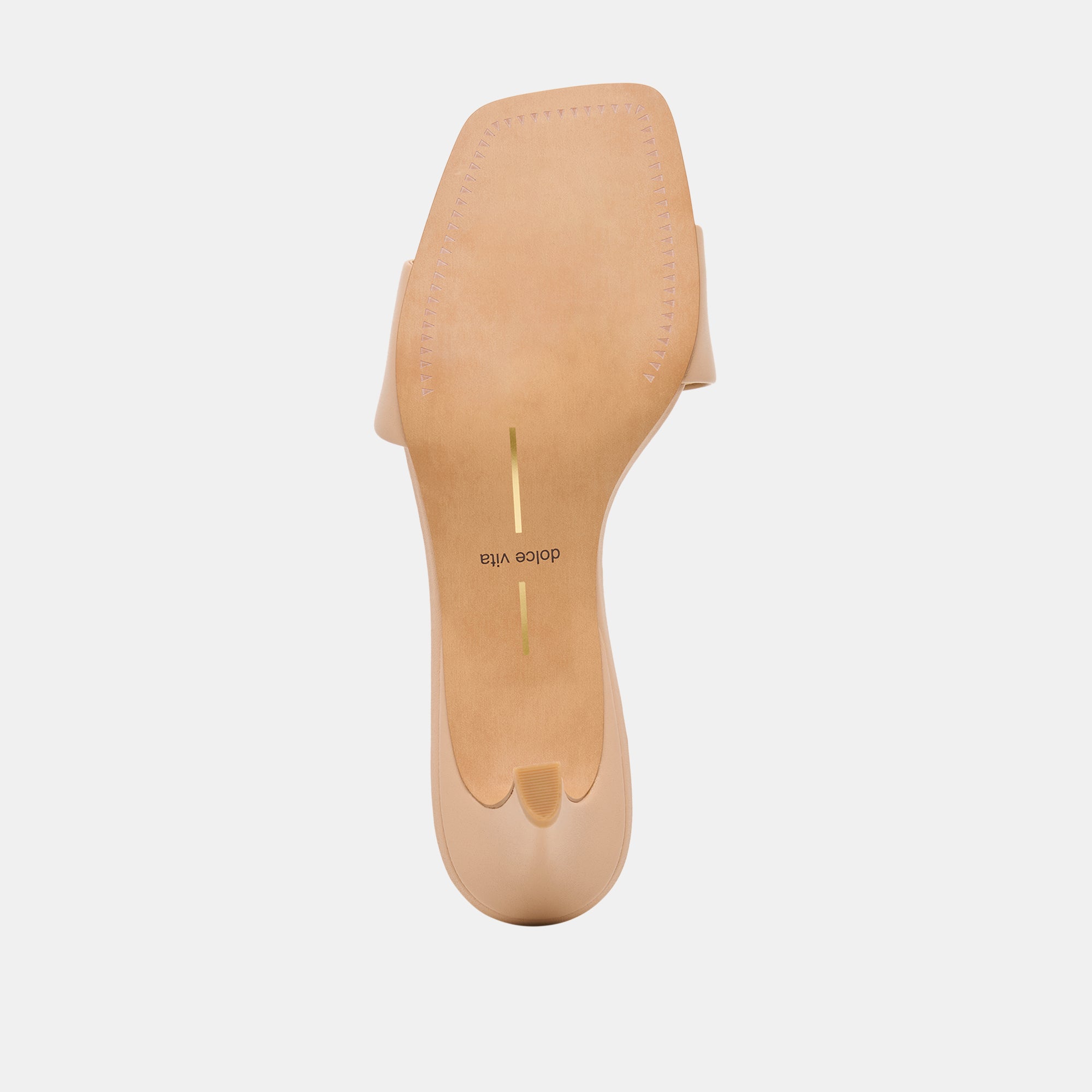 REXA WIDE HEELS LIGHT TAN LEATHER - view 9