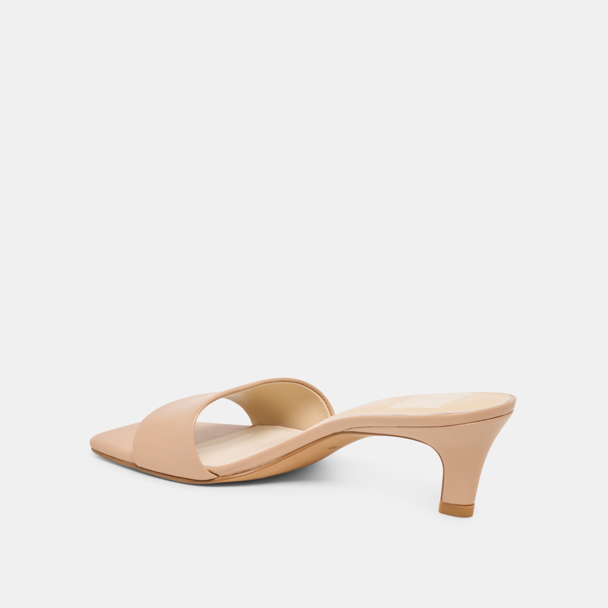 REXA WIDE HEELS LIGHT TAN LEATHER - view 5