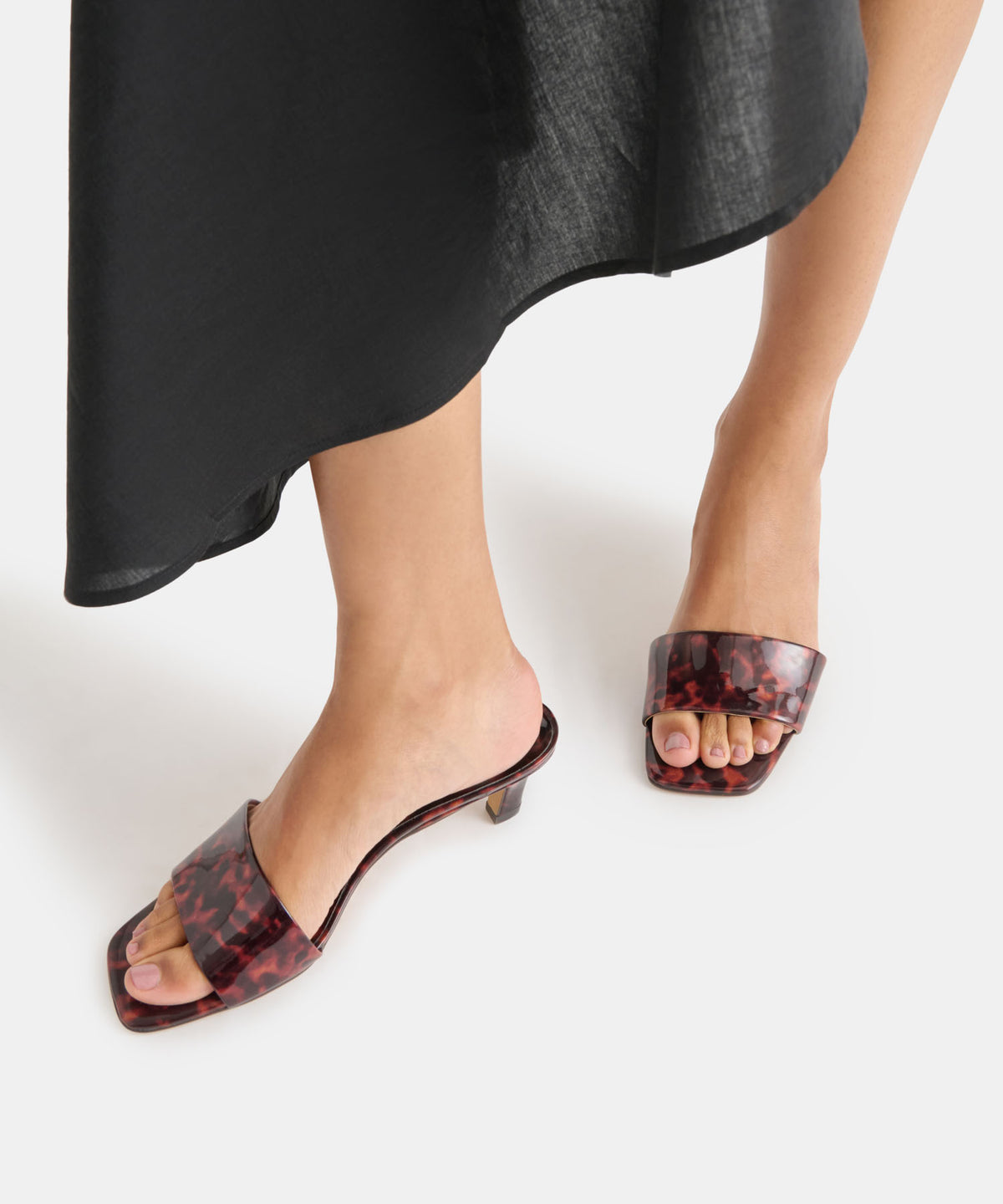 REXA HEELS TORTOISE PATENT LEATHER - view 2
