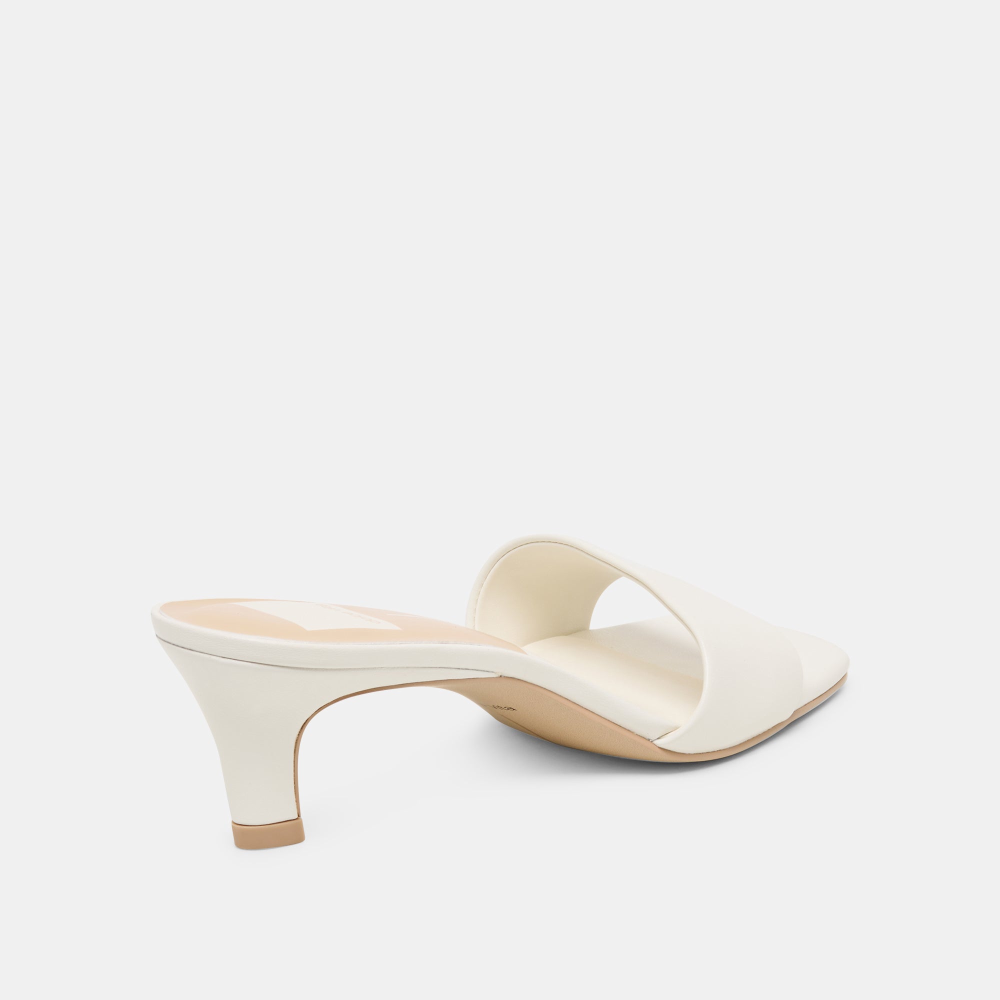 REXA WIDE HEELS TRUE WHITE LEATHER - view 3