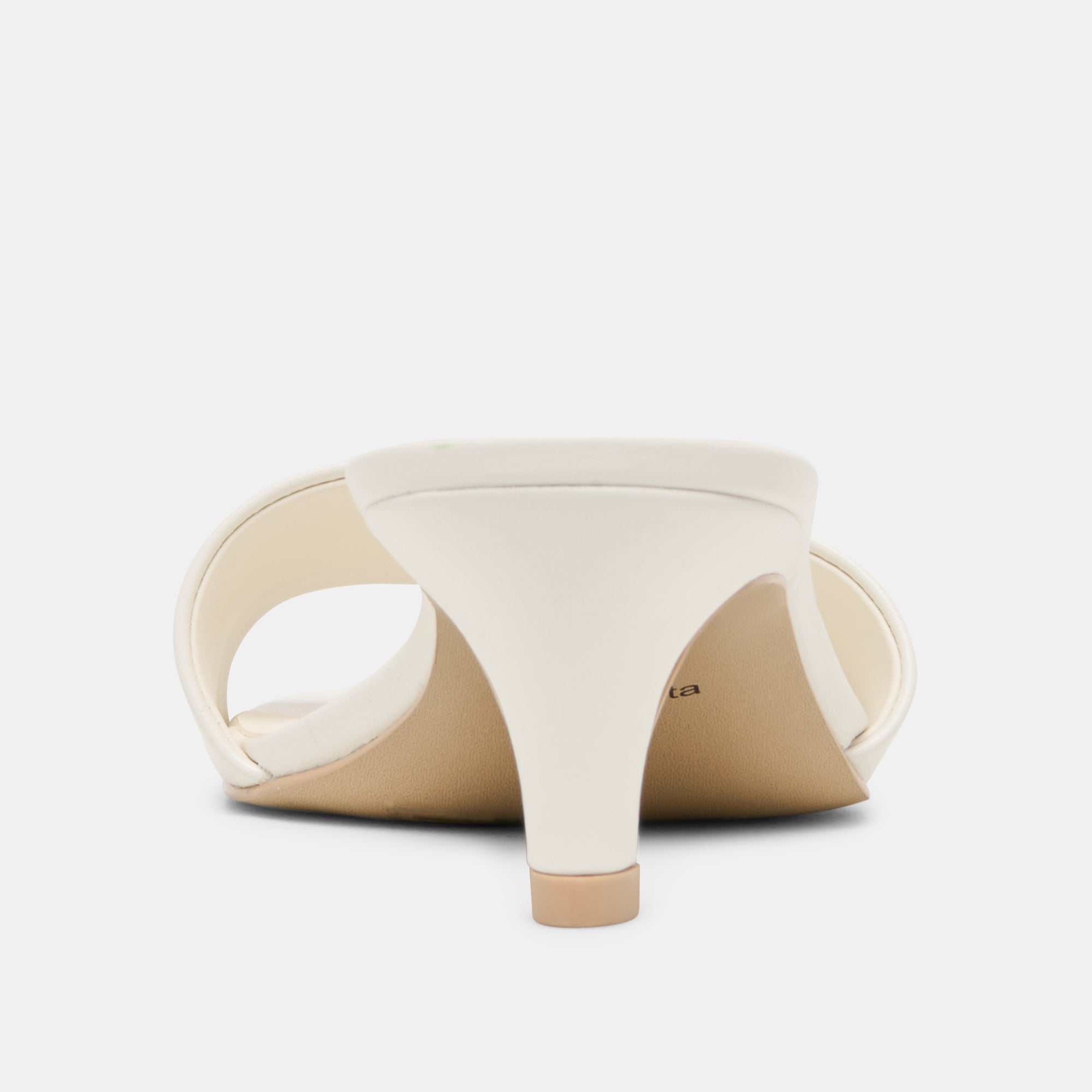 REXA WIDE HEELS TRUE WHITE LEATHER - view 7