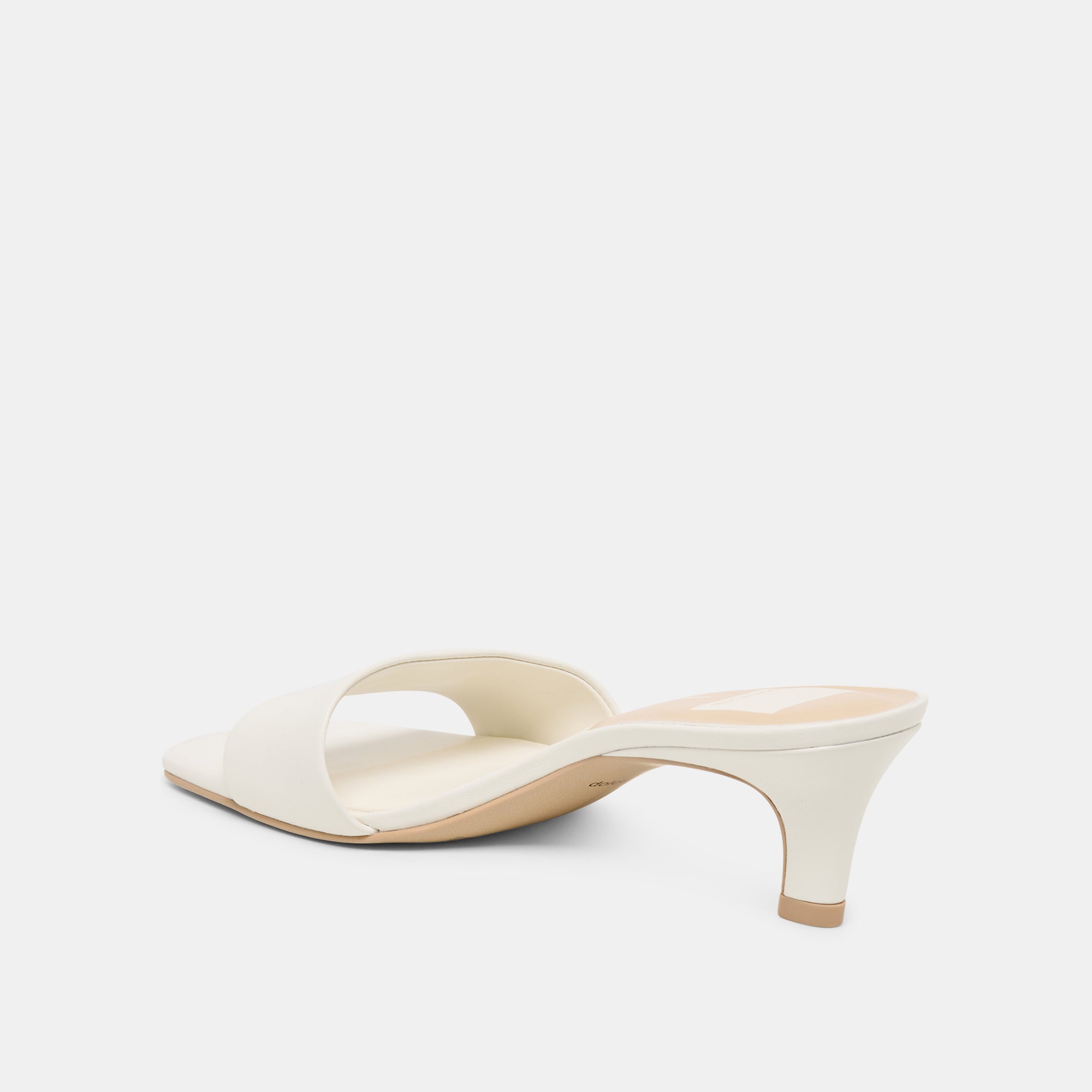 REXA WIDE HEELS TRUE WHITE LEATHER - view 5