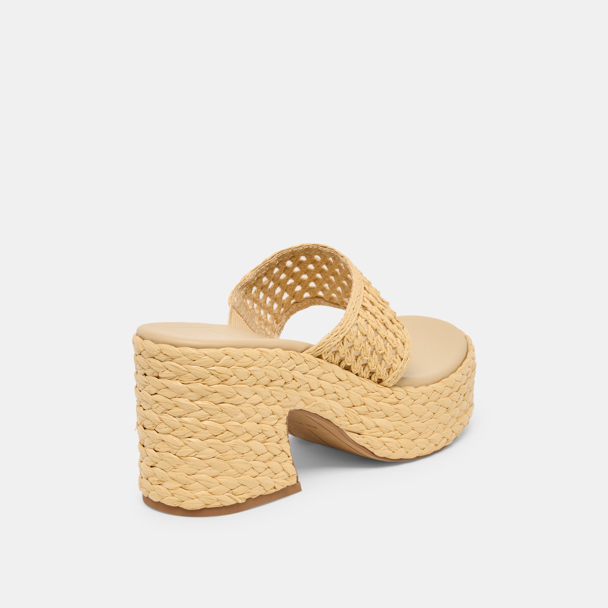 RIPPLE HEELS LT NATURAL RAFFIA - view 5