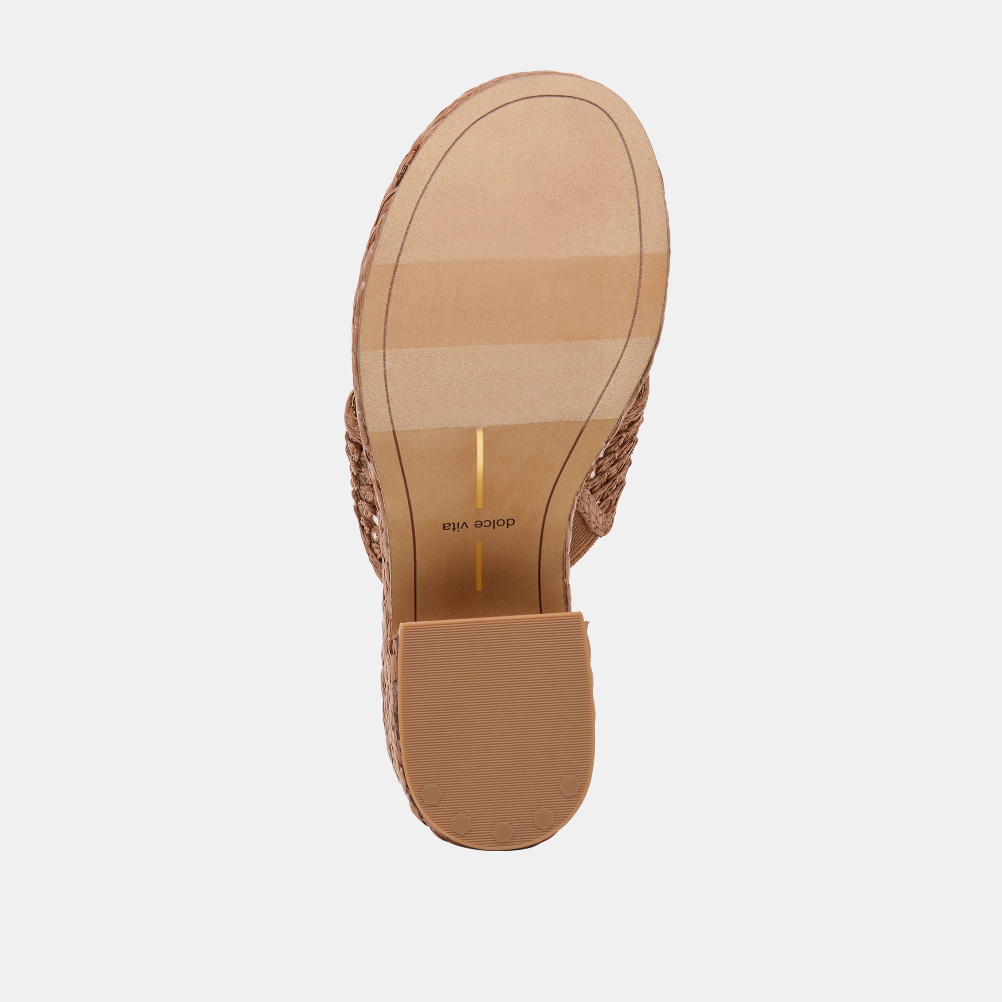 RIPPLE HEELS MID BROWN RAFFIA - view 9