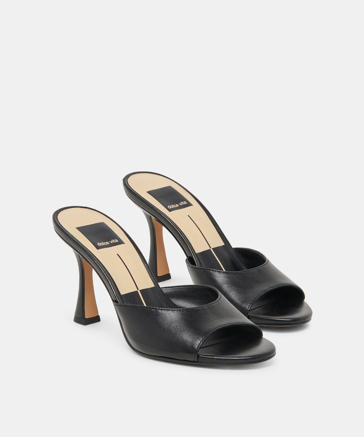 ROSHA HEELS BLACK LEATHER - view 2