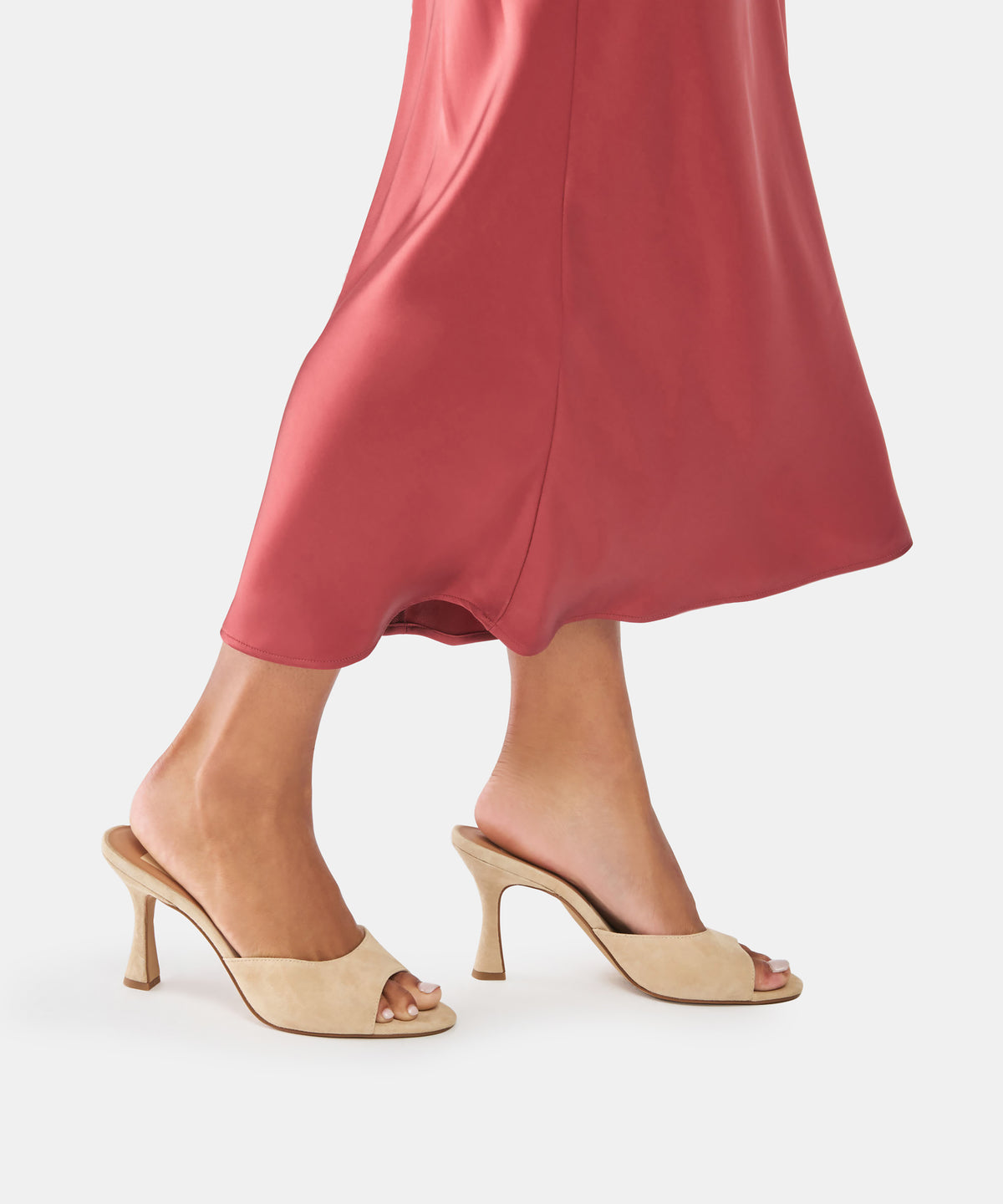 ROSHA HEELS CAMEL SUEDE - view 4