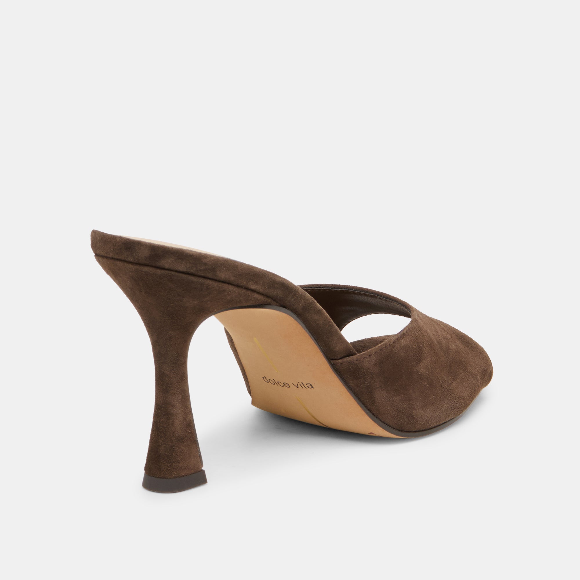 ROSHA HEELS DK BROWN SUEDE - view 3
