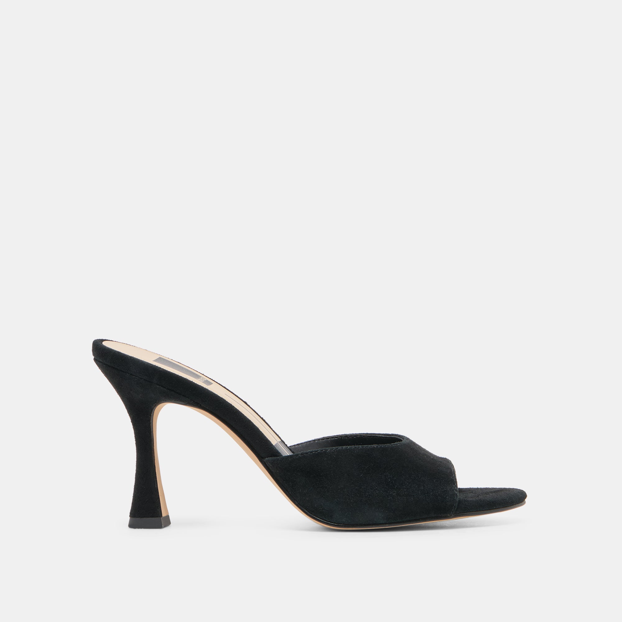 ROSHA Onyx Suede Heels | Dolce Vita