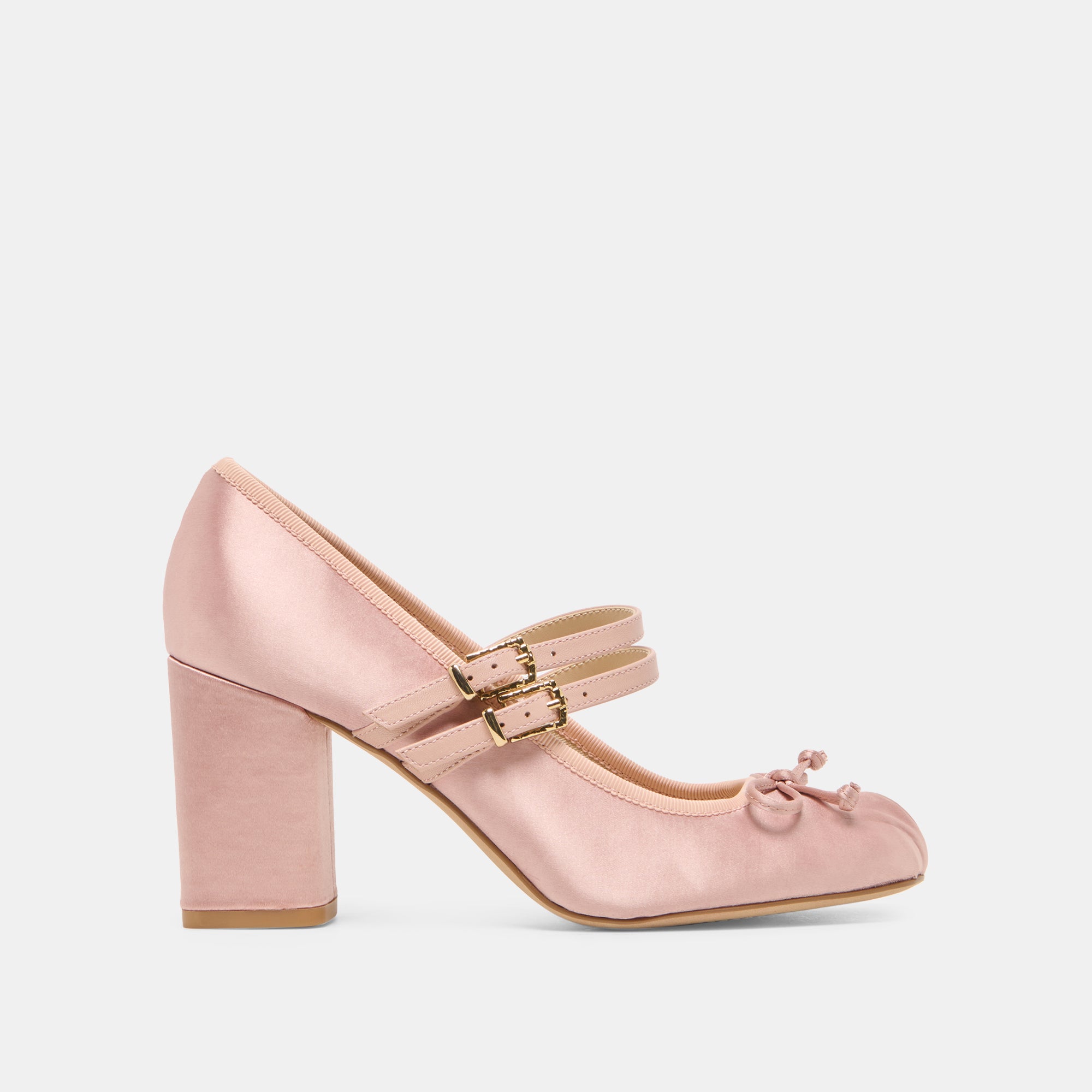 TIARAH HEELS LT BLUSH SATIN