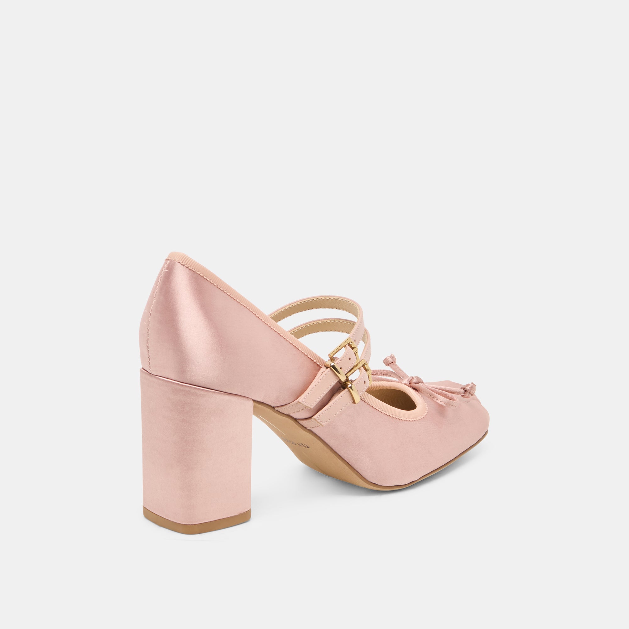 TIARAH HEELS LT BLUSH SATIN - view 3