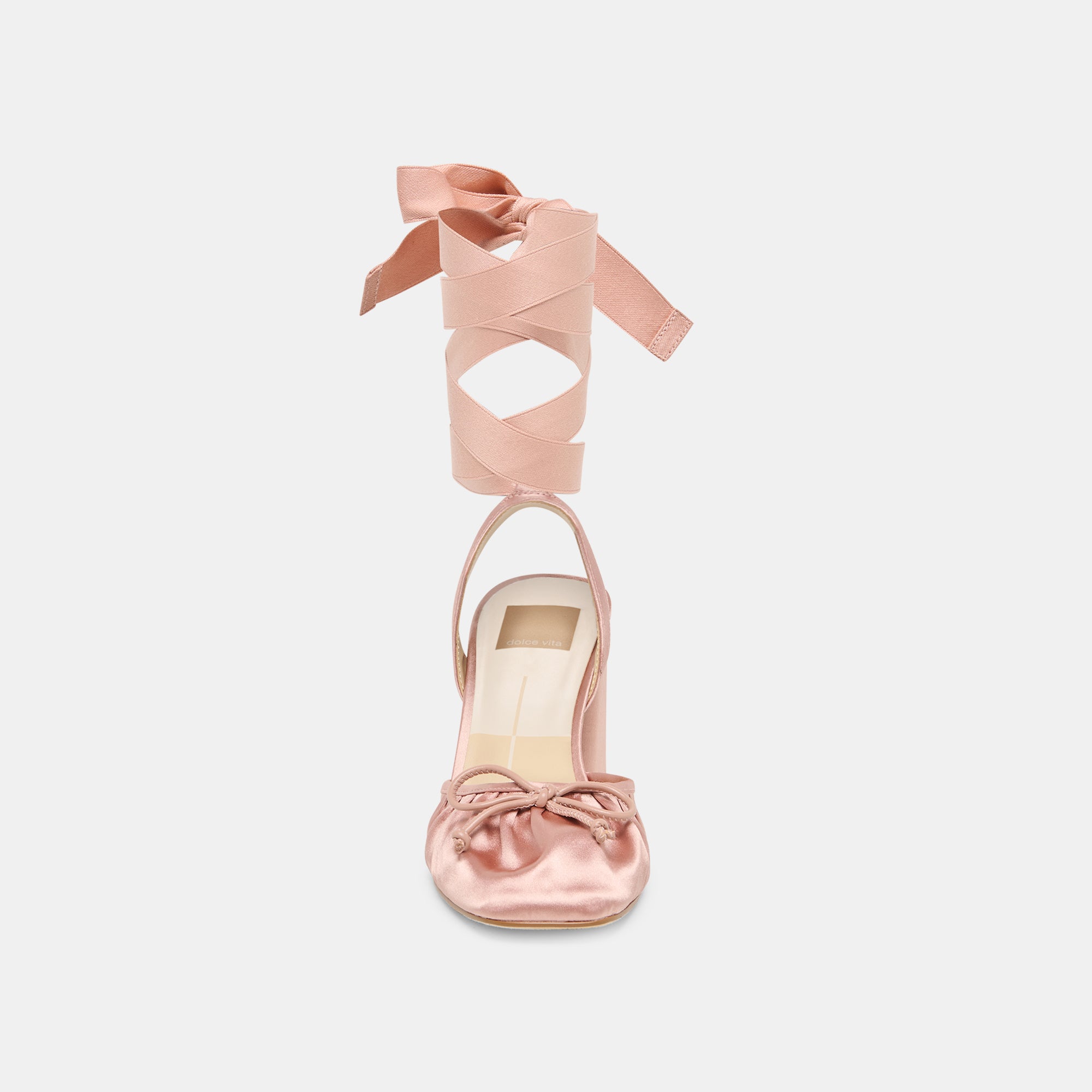 TISHA HEELS LT BLUSH SATIN - view 8