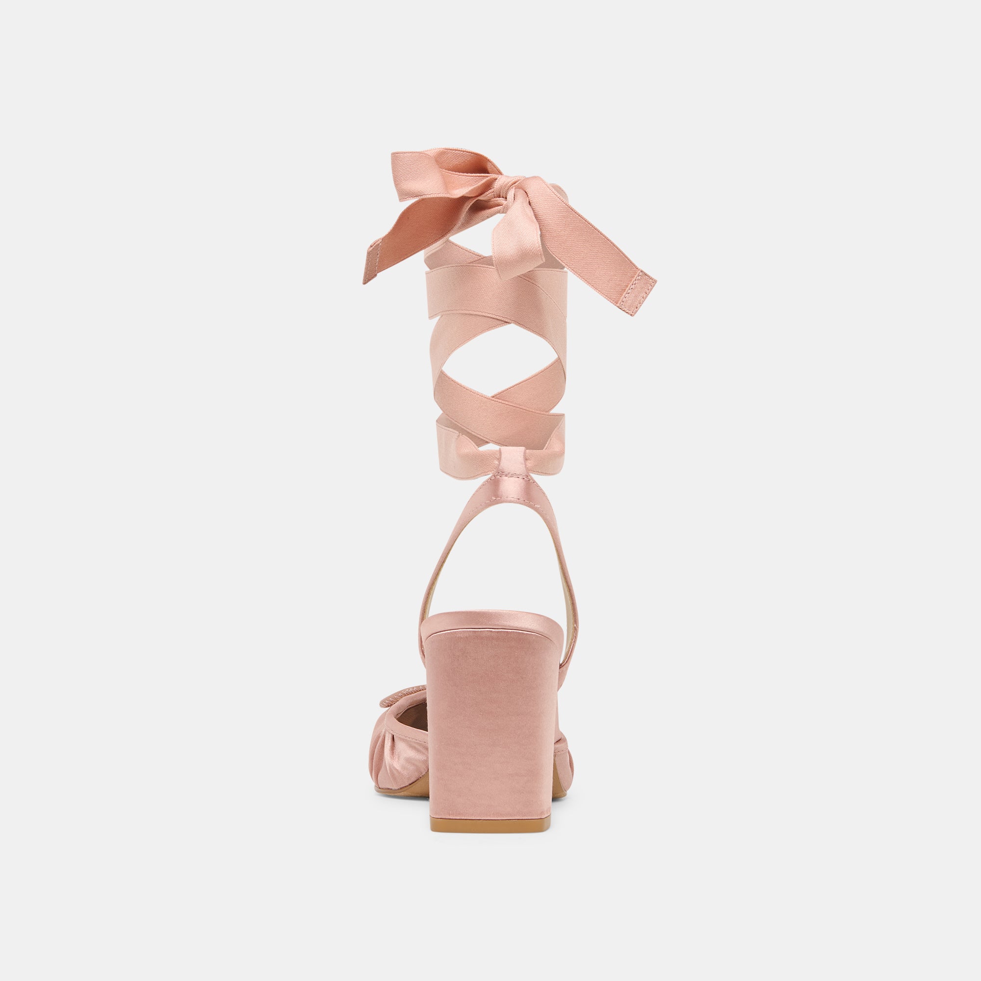 TISHA HEELS LT BLUSH SATIN - view 9