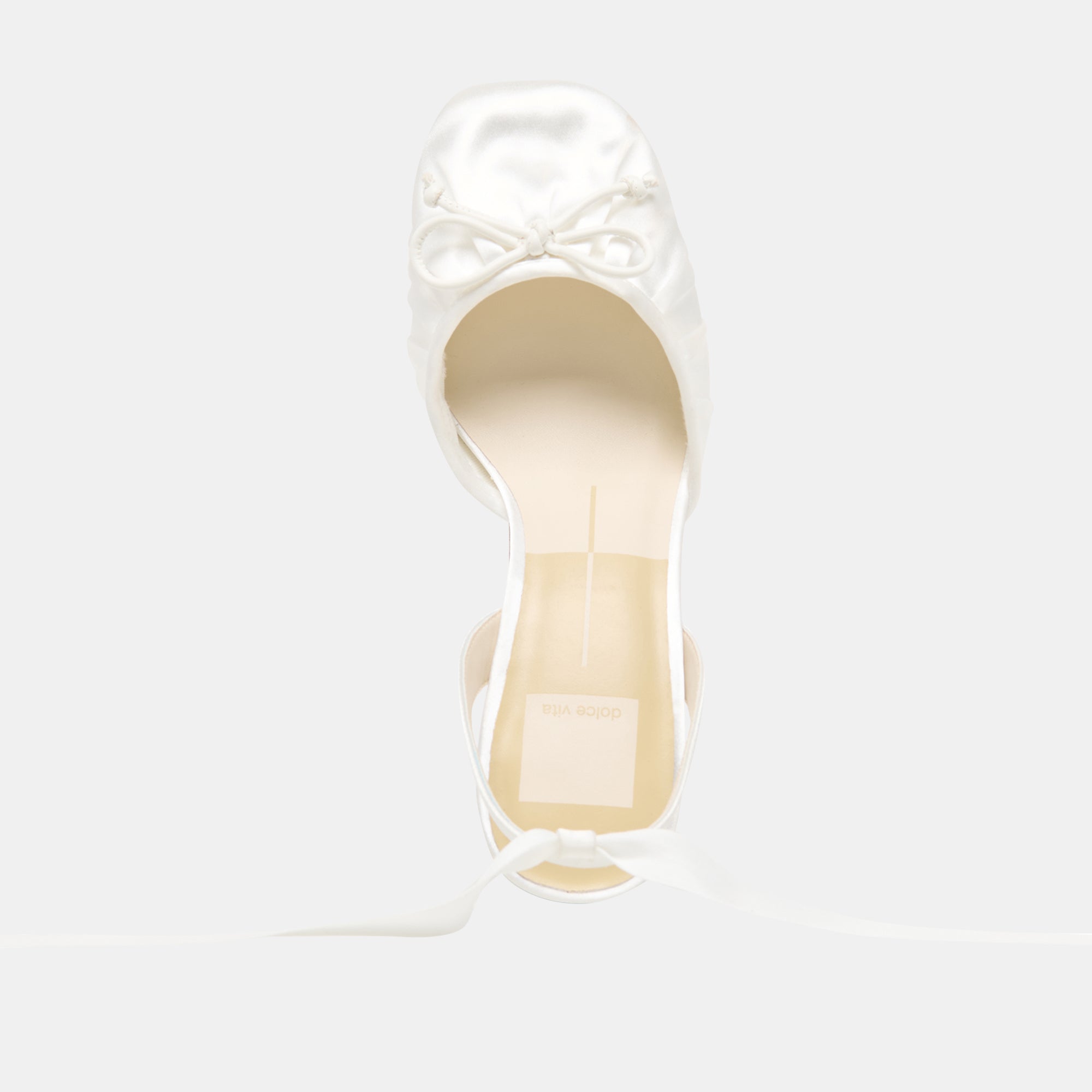 TISHA HEELS TRUE WHITE SATIN - view 10