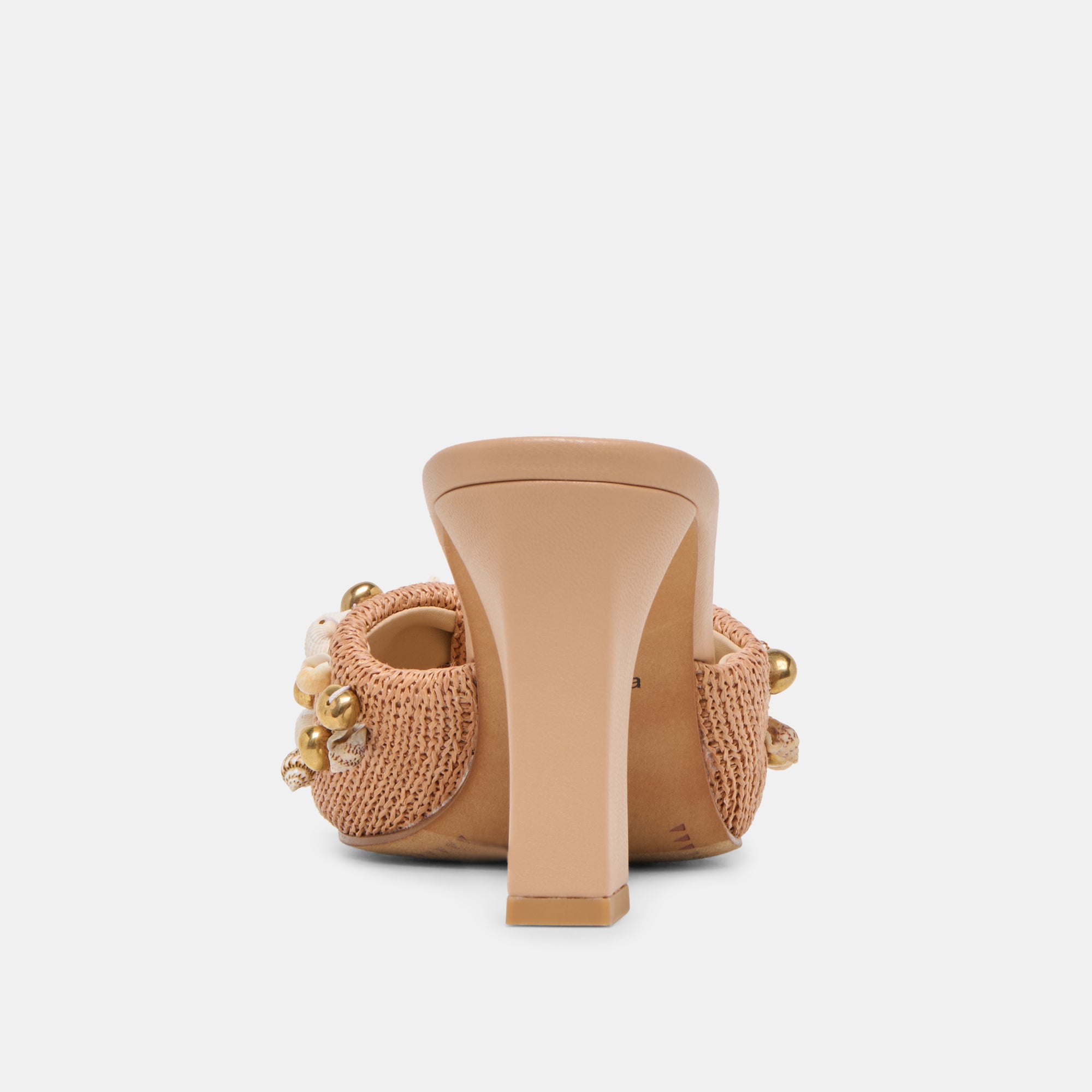 TYLAH HEELS TOFFEE BEADED RAFFIA - view 9