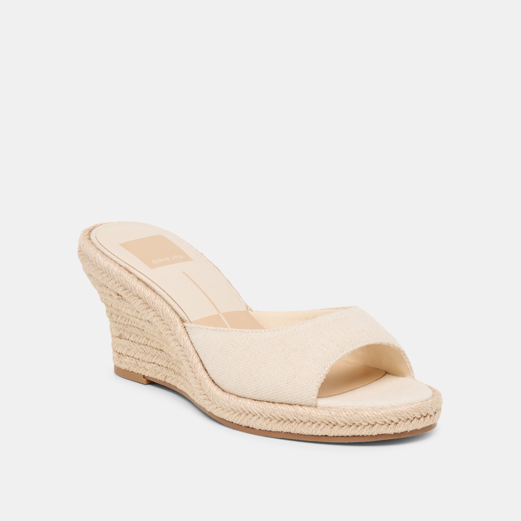 VAYA WEDGES ECRU LINEN - view 3