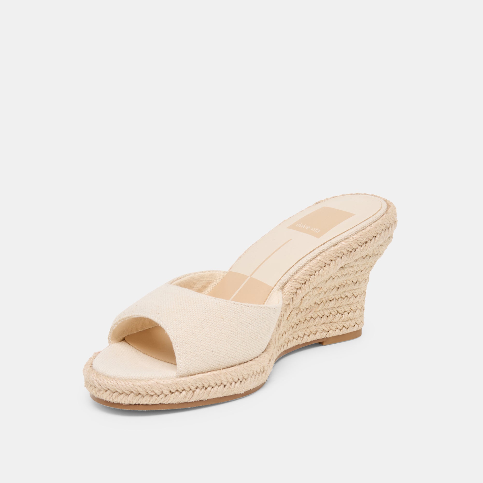 VAYA WEDGES ECRU LINEN - view 6