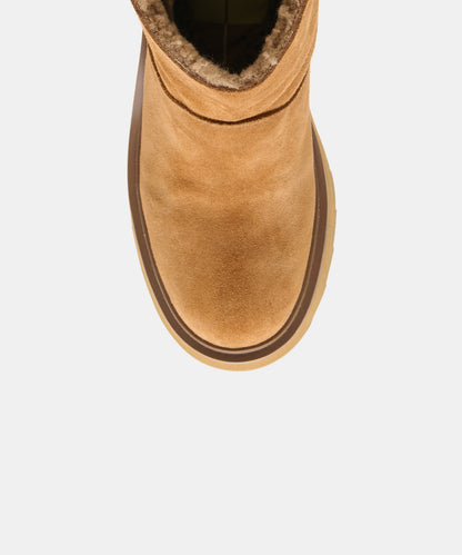 VIGGO BOOTS CHESTNUT SUEDE