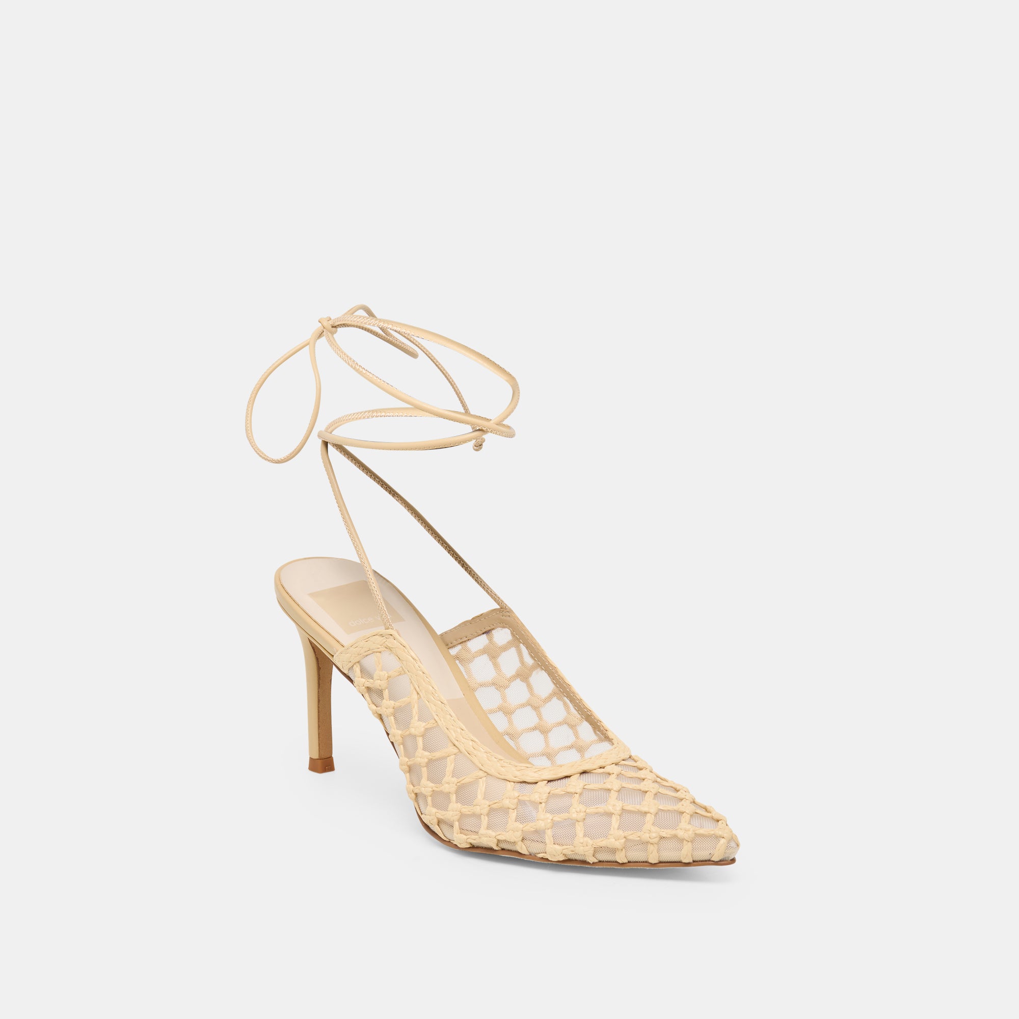 YAEL HEELS LT NATURAL WOVEN RAFFIA - view 2