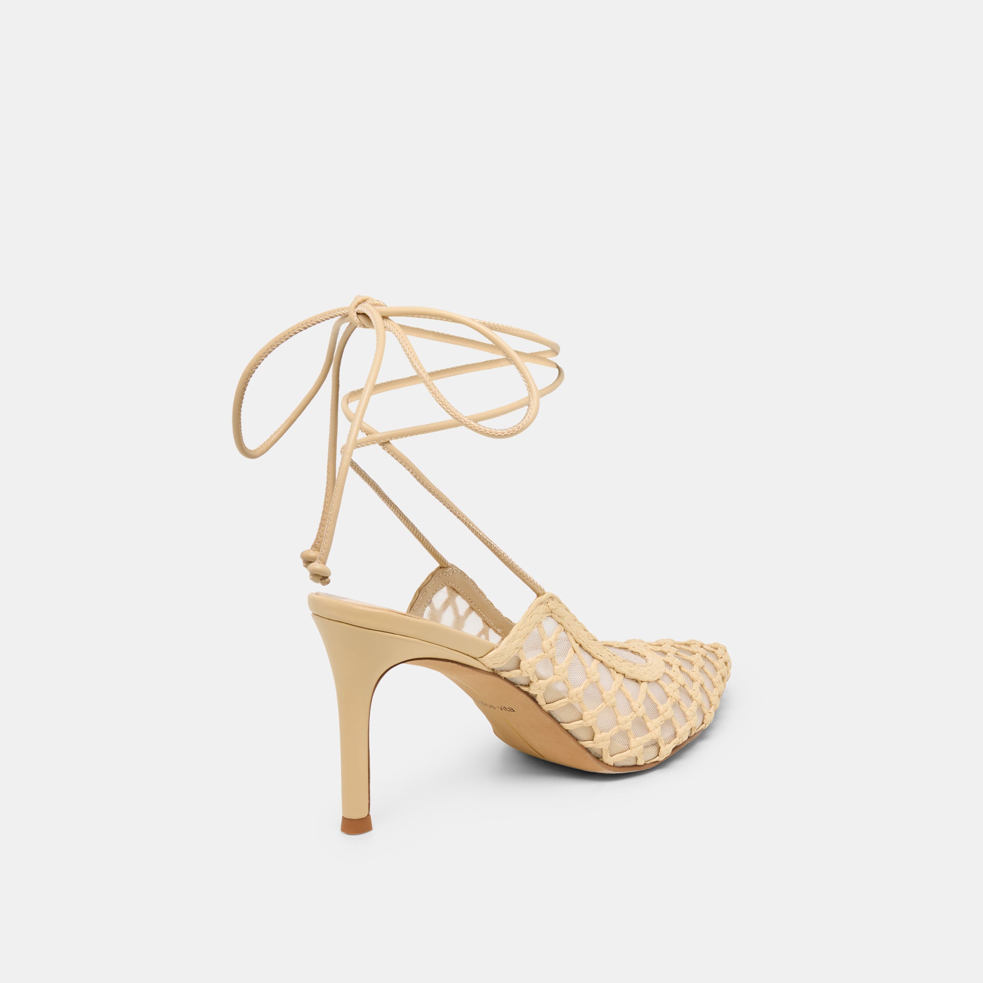 YAEL HEELS LT NATURAL WOVEN RAFFIA - view 3