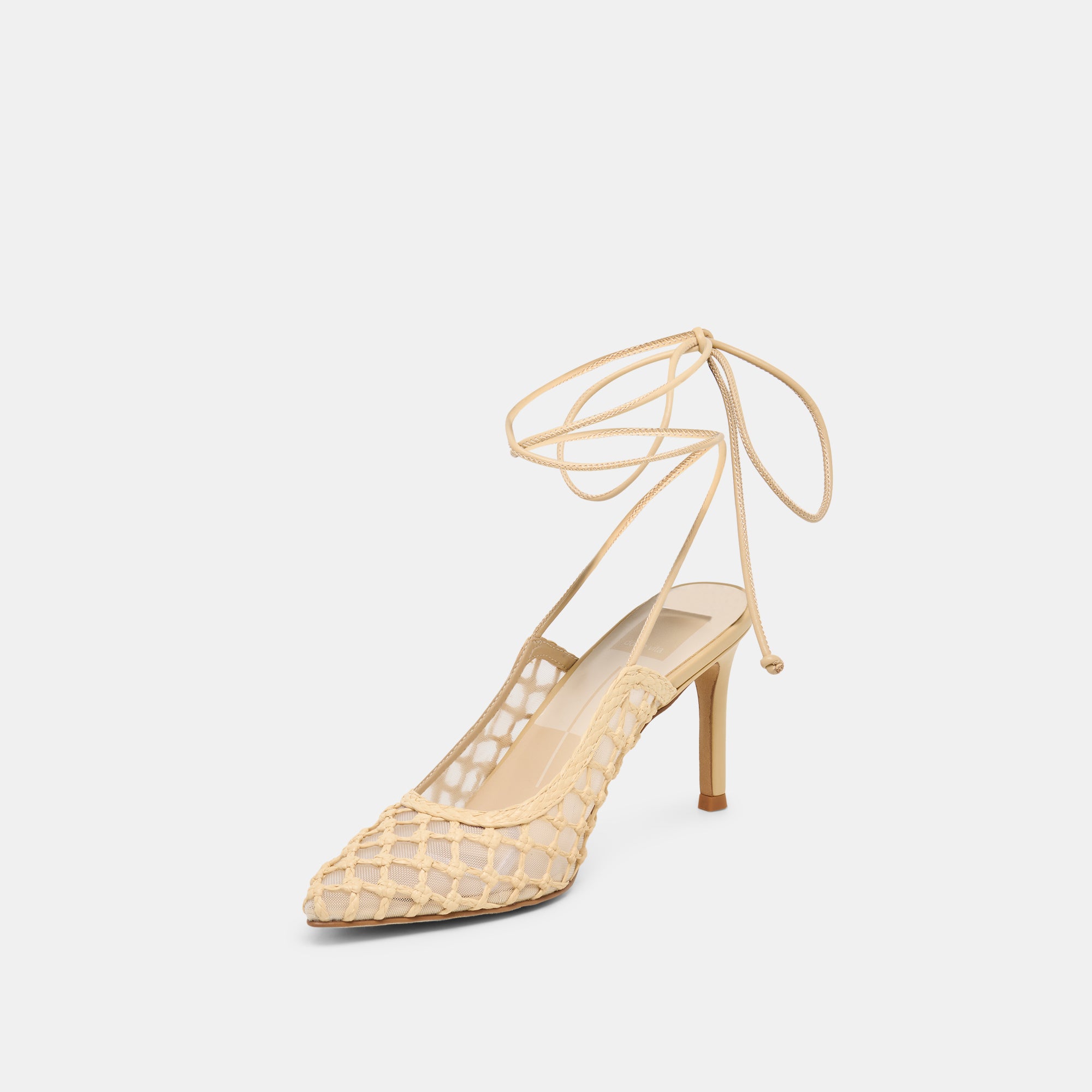 YAEL HEELS LT NATURAL WOVEN RAFFIA - view 4
