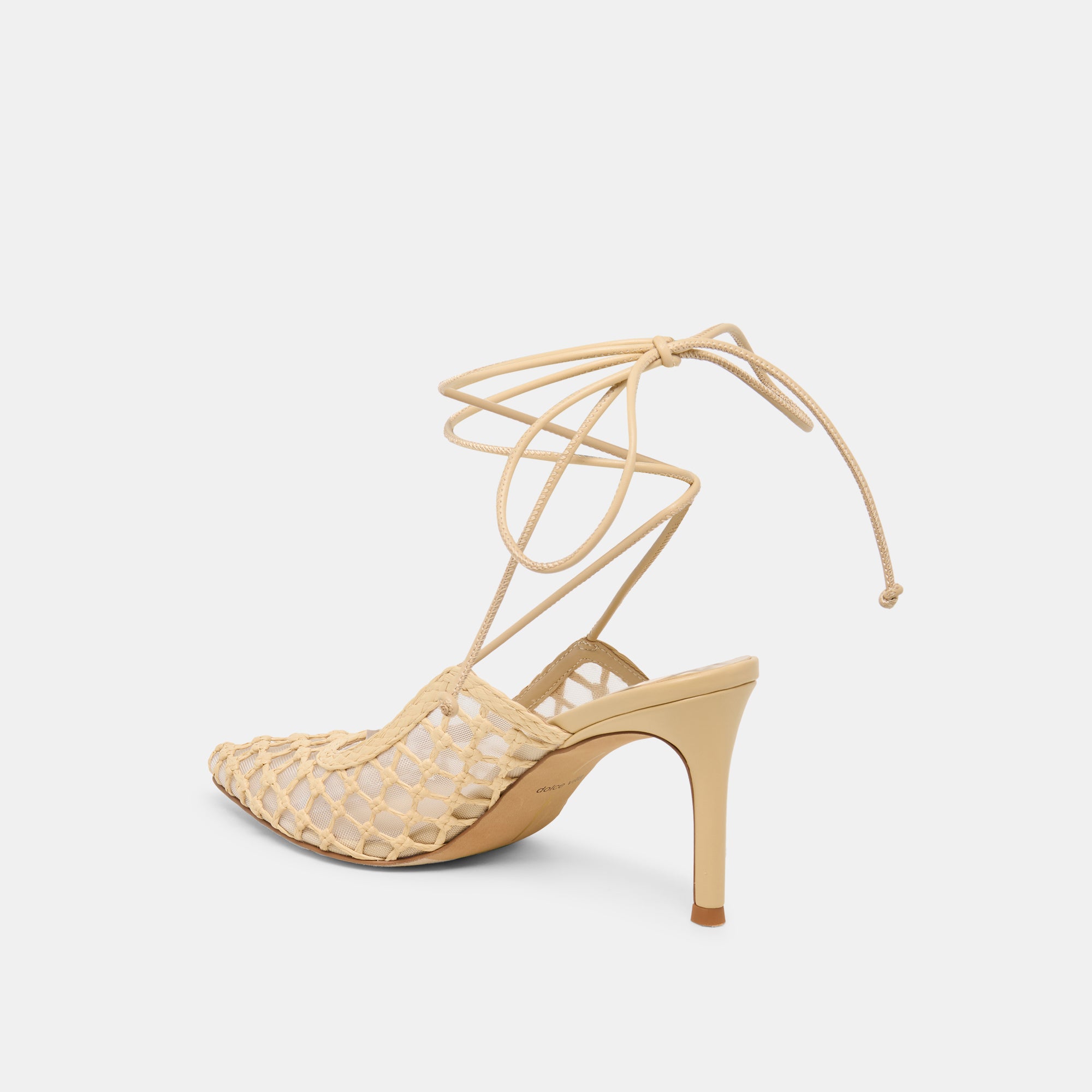 YAEL HEELS LT NATURAL WOVEN RAFFIA - view 5