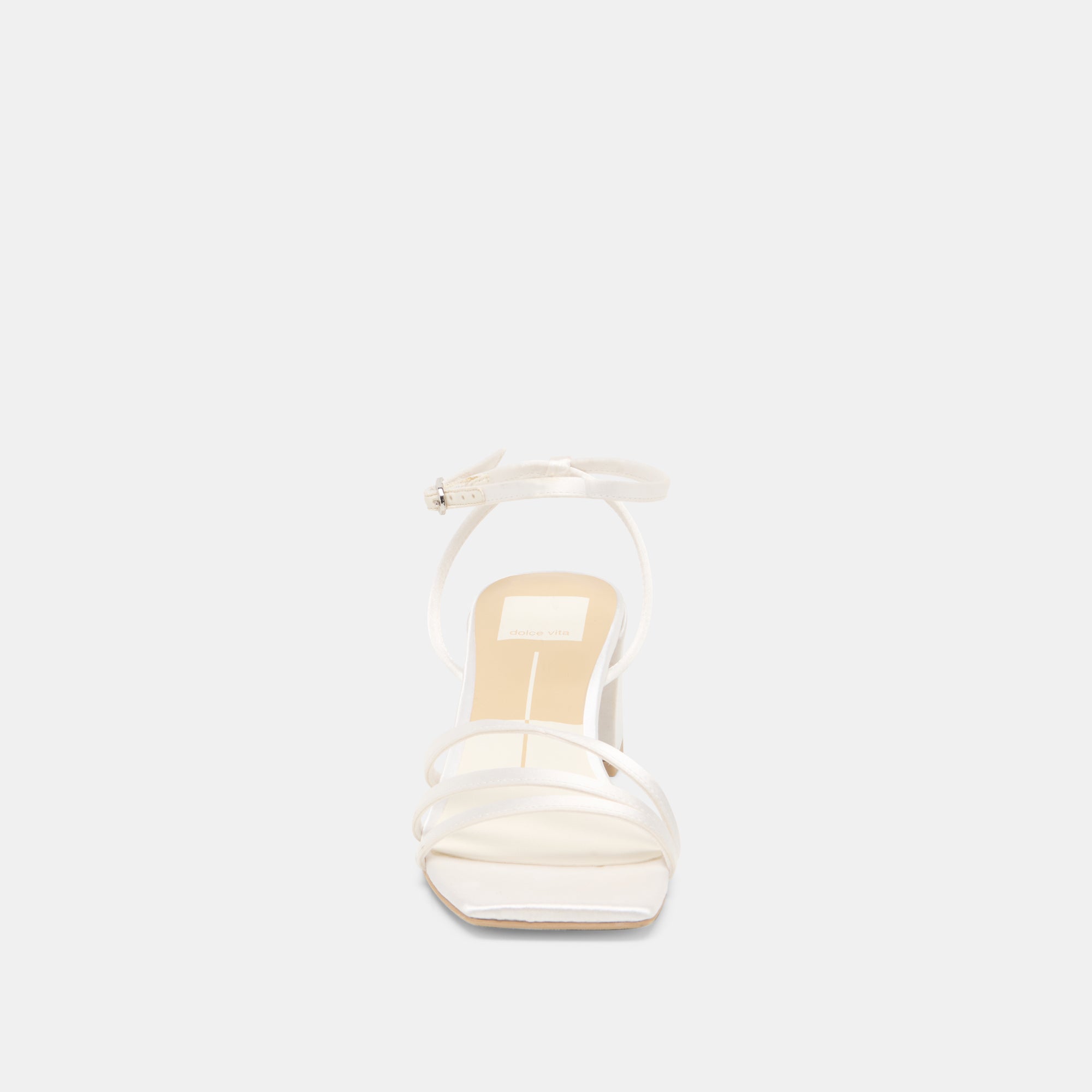 YSABEL HEELS TRUE WHITE SATIN - view 8