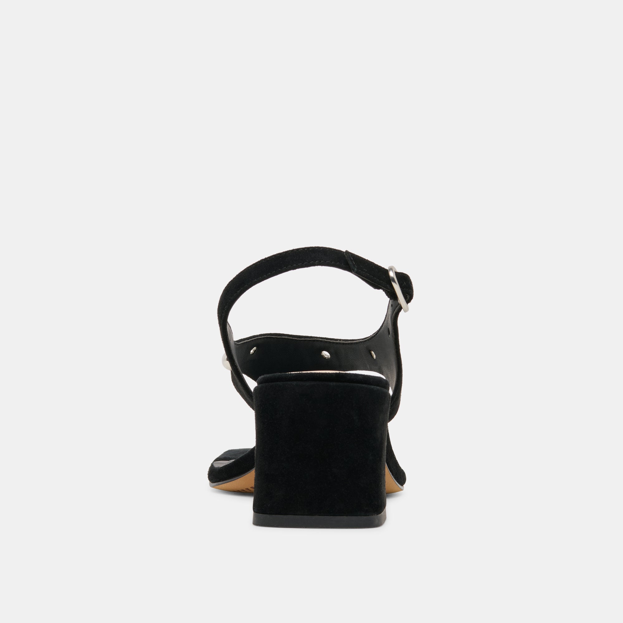 YVES STUD HEELS ONYX SUEDE - view 7