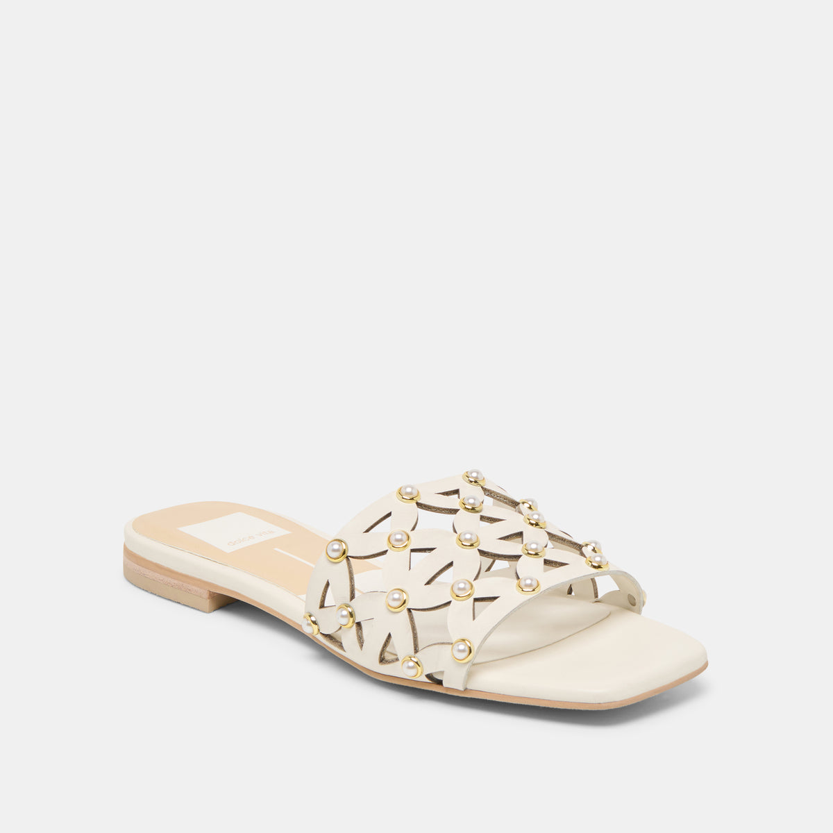 BERRIT SANDALS WHITE LEATHER - view 3
