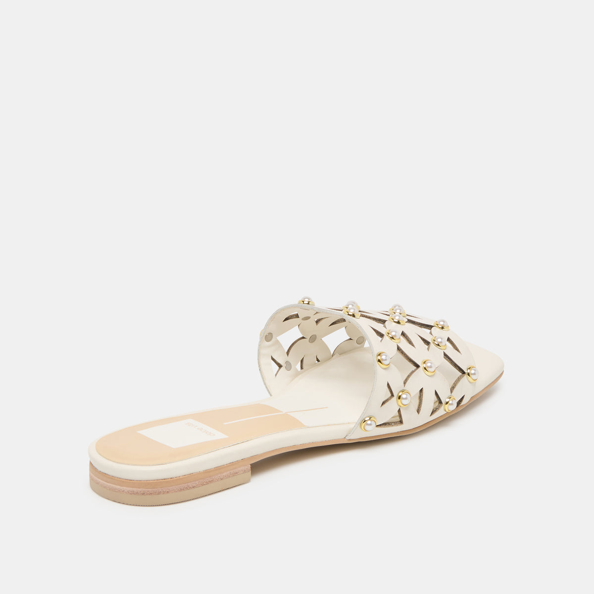 BERRIT SANDALS WHITE LEATHER - view 5