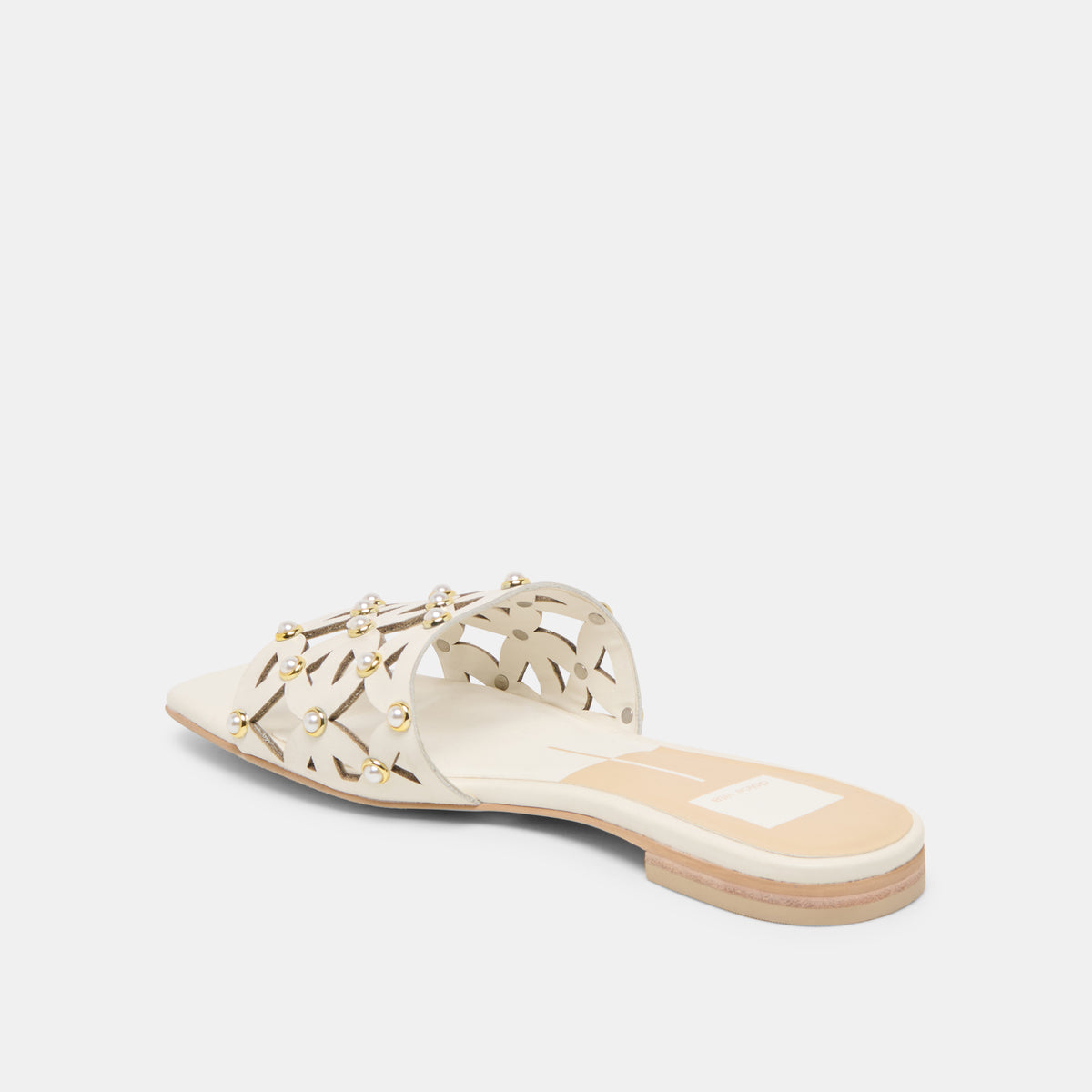 BERRIT SANDALS WHITE LEATHER - view 7