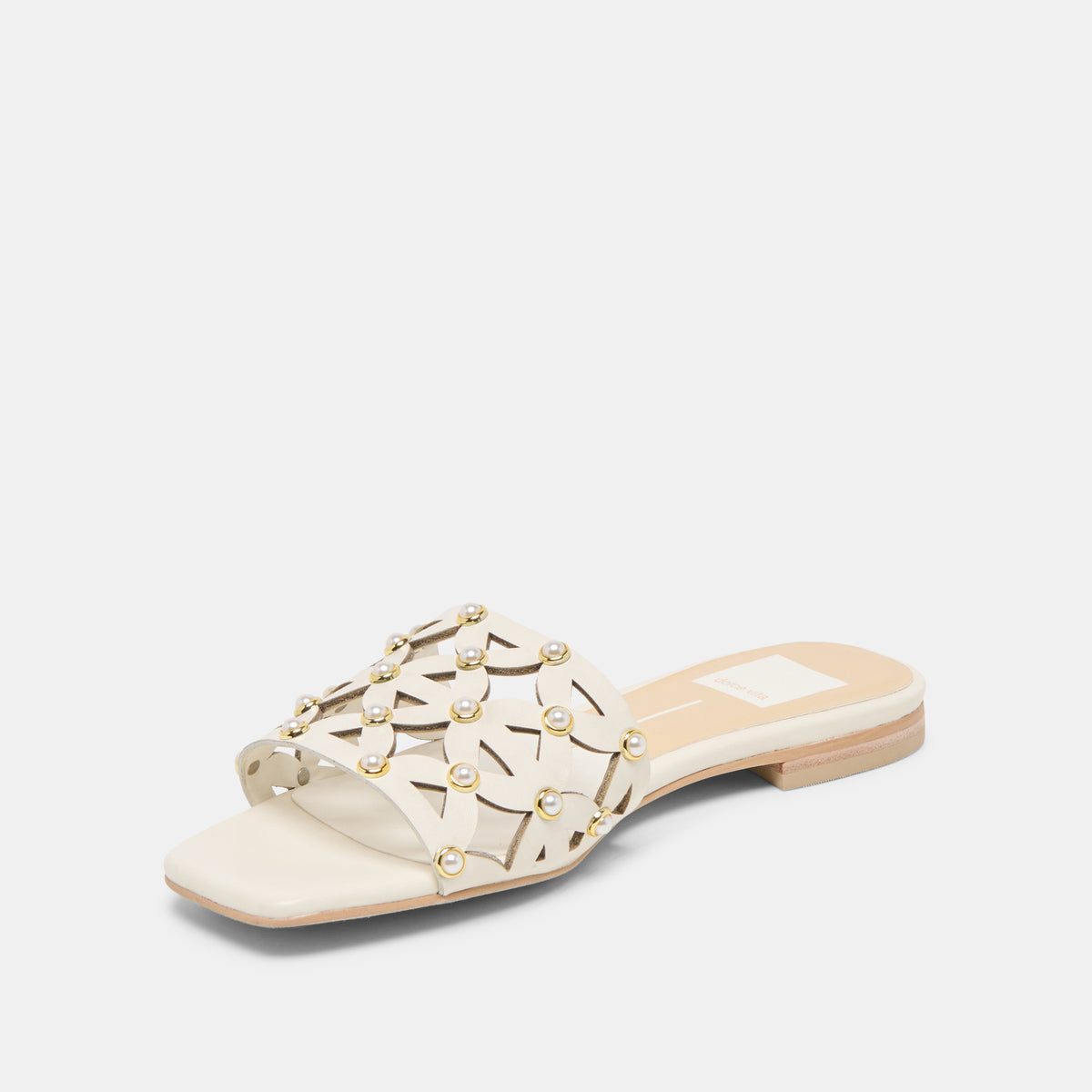 BERRIT SANDALS WHITE LEATHER - view 6