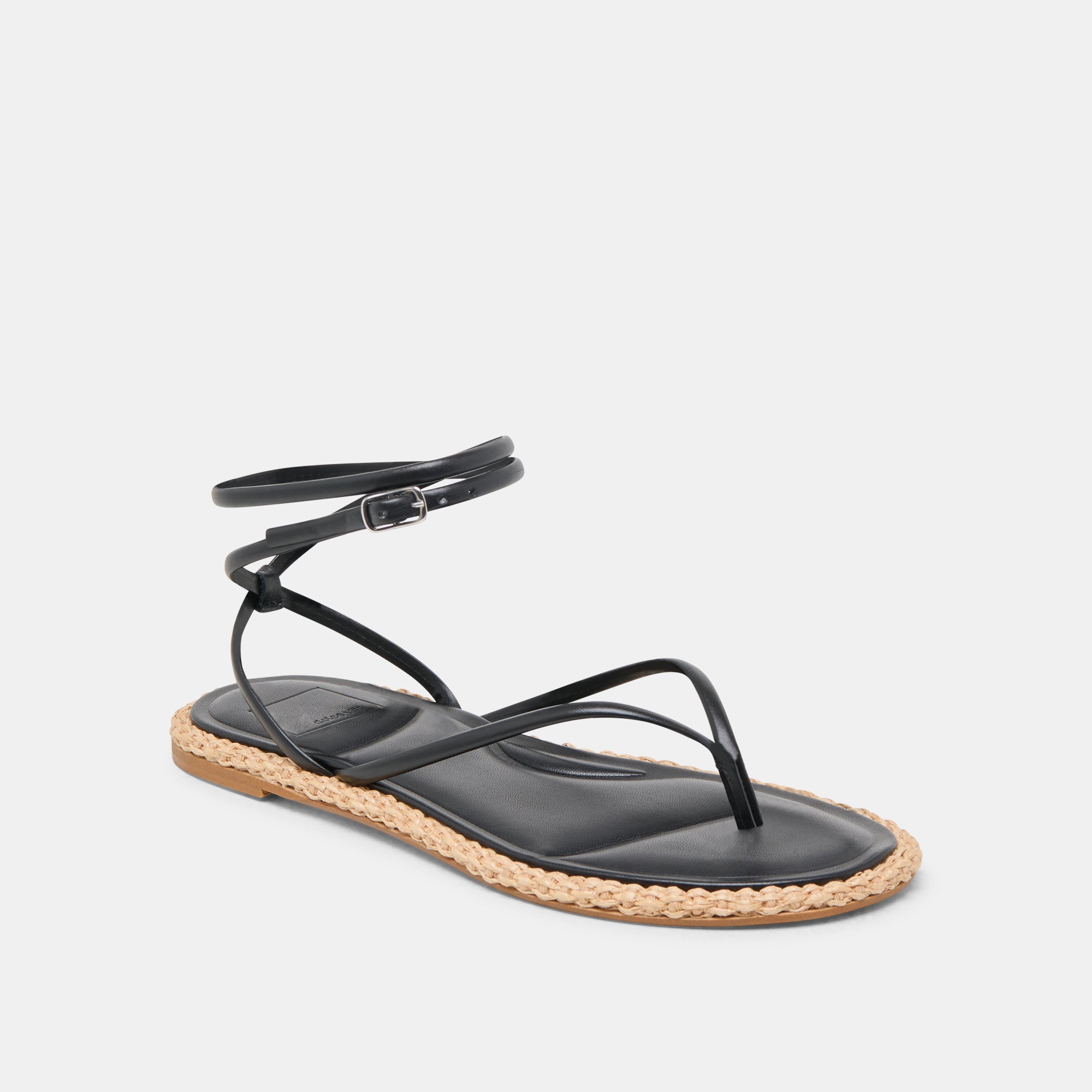 COVE SANDALS BLACK LEATHER - view 2