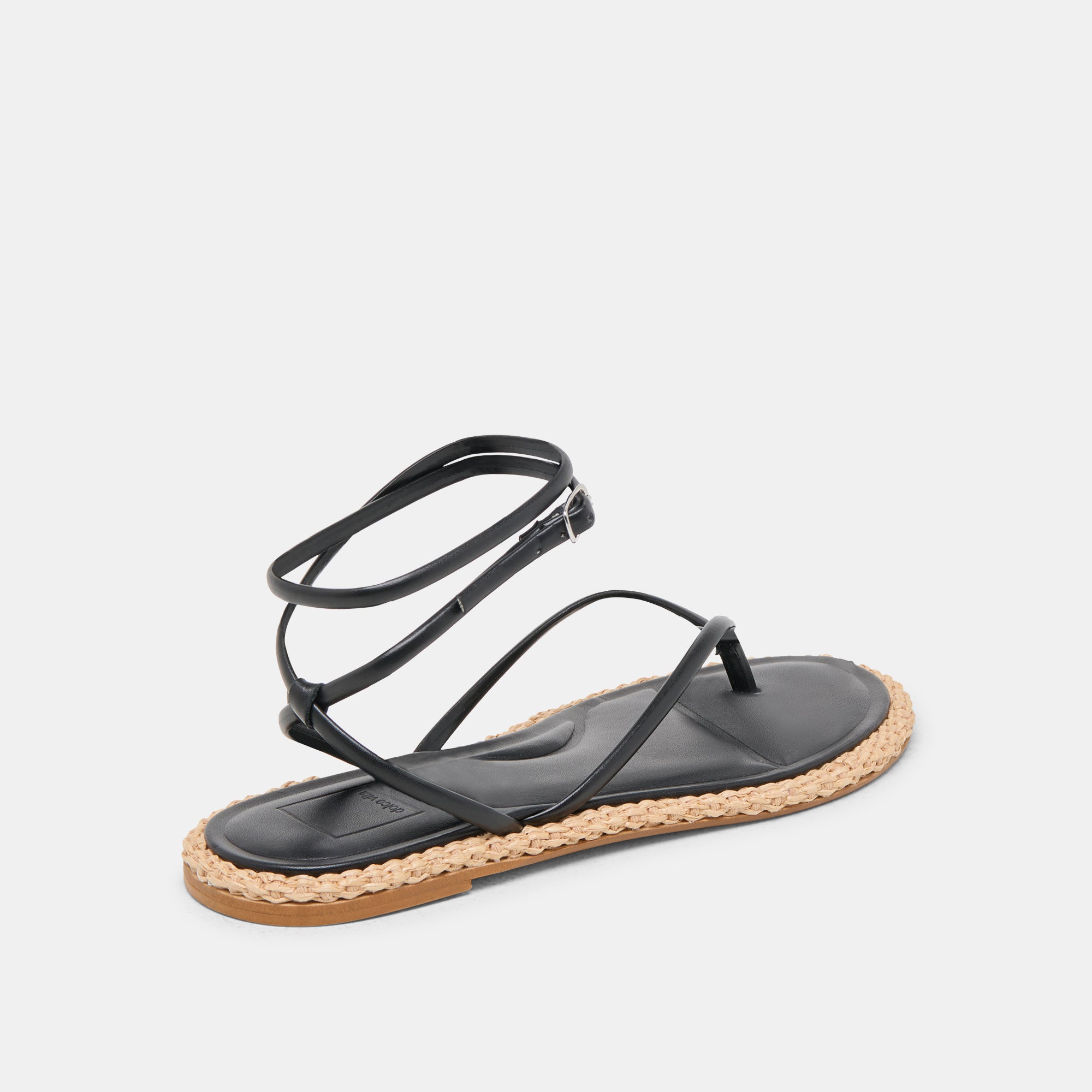 COVE SANDALS BLACK LEATHER - view 3