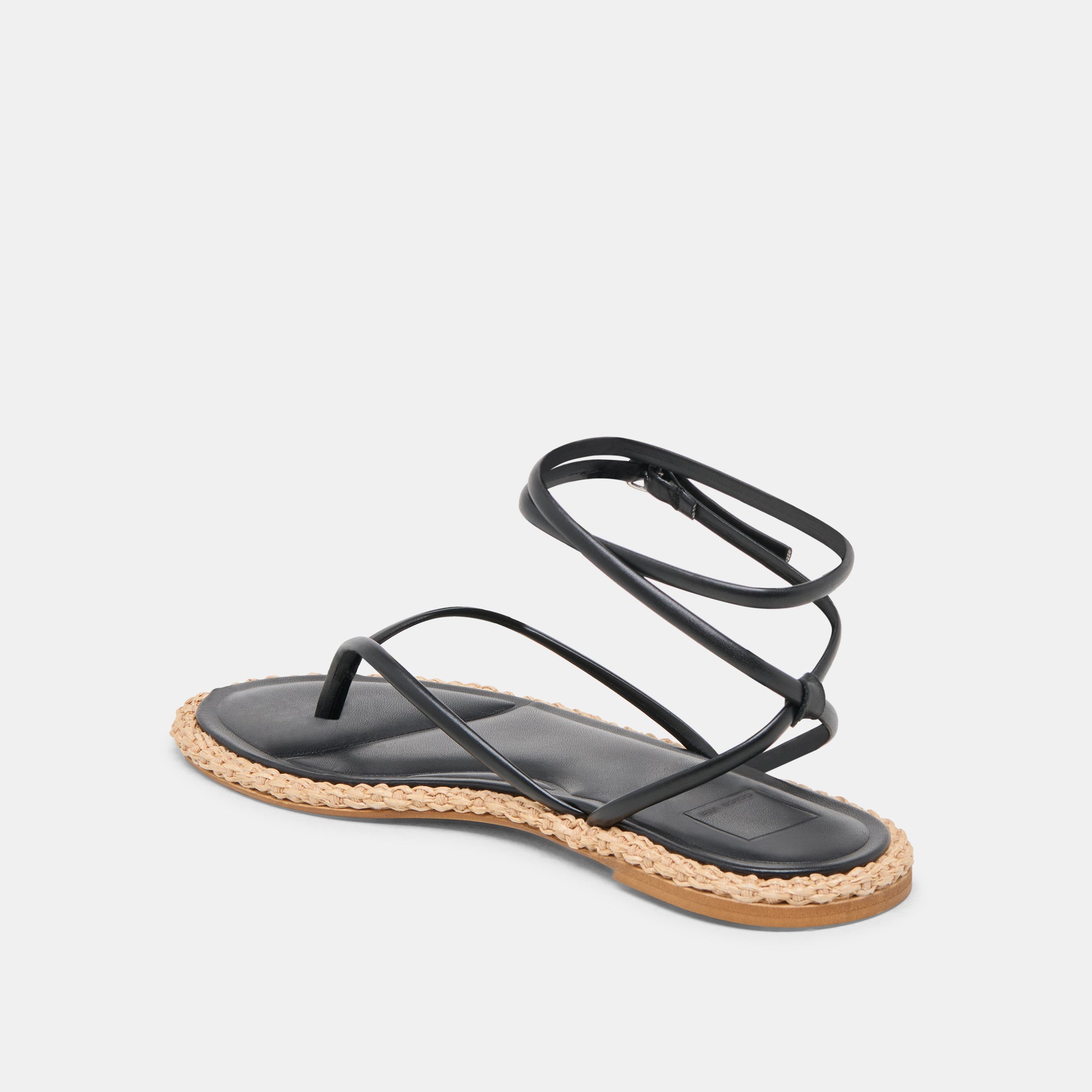 COVE SANDALS BLACK LEATHER - view 5