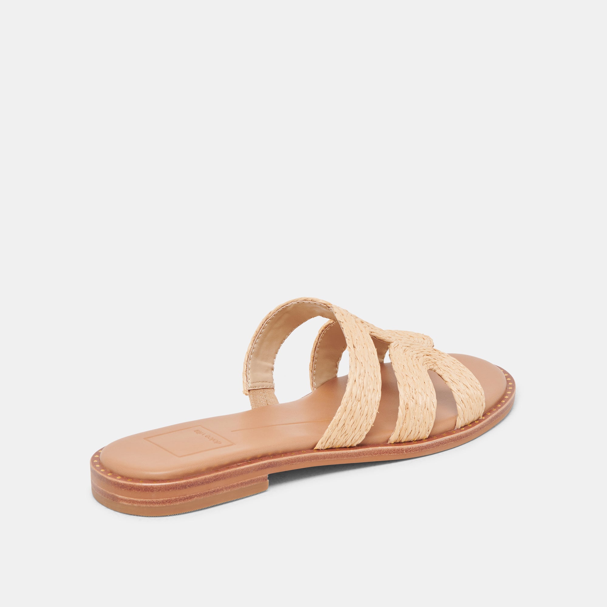 EMON WIDE SANDALS LT NATURAL RAFFIA - view 3