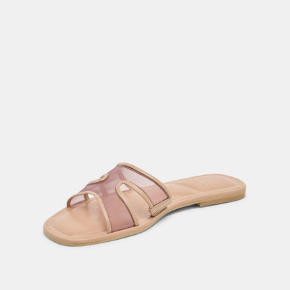 FLORI SANDALS LIGHT TAN MESH